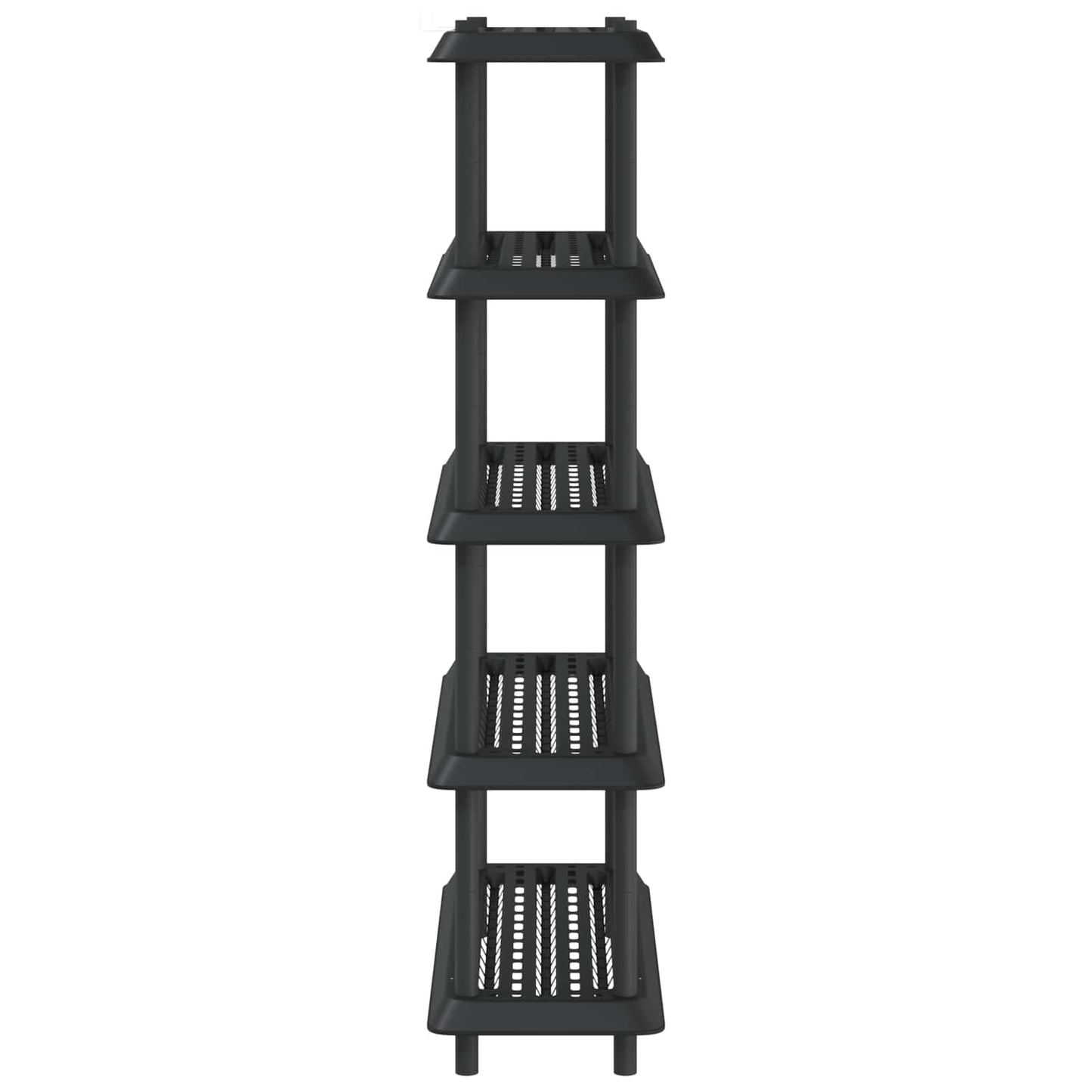 Polc egység 5 szint 100 x 40 x 177 cm PP Antracitszürke