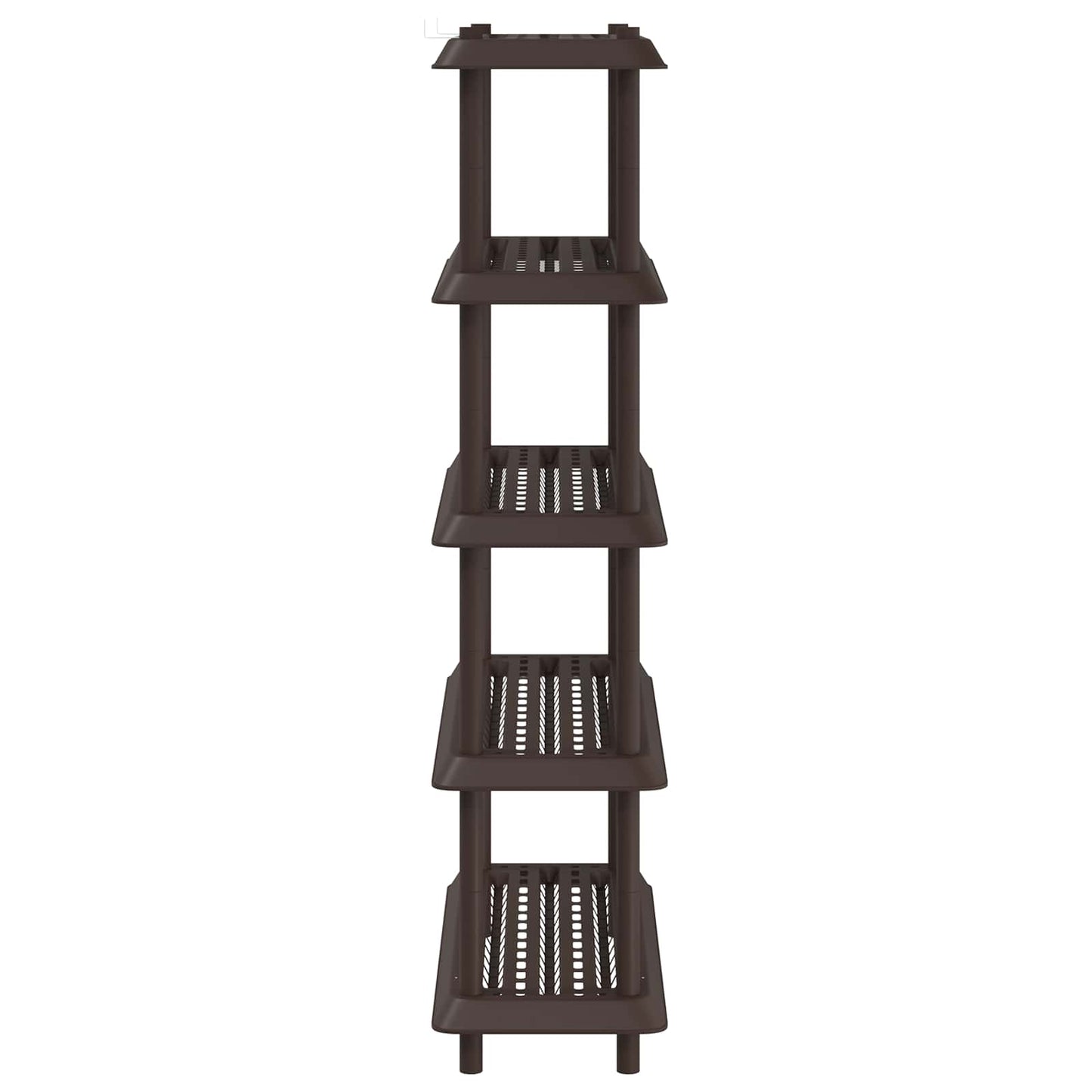 Polc egység 5 szint 100 x 40 x 177 cm PP Barna