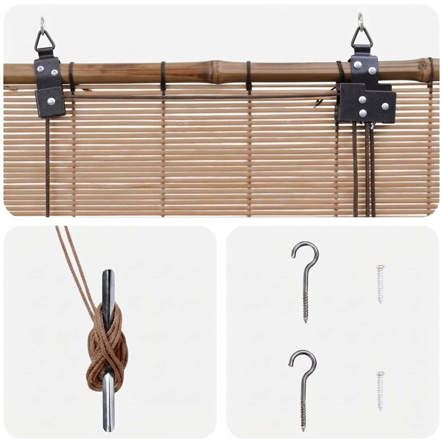 Roletta Barna 110 x 220 cm Bambusz