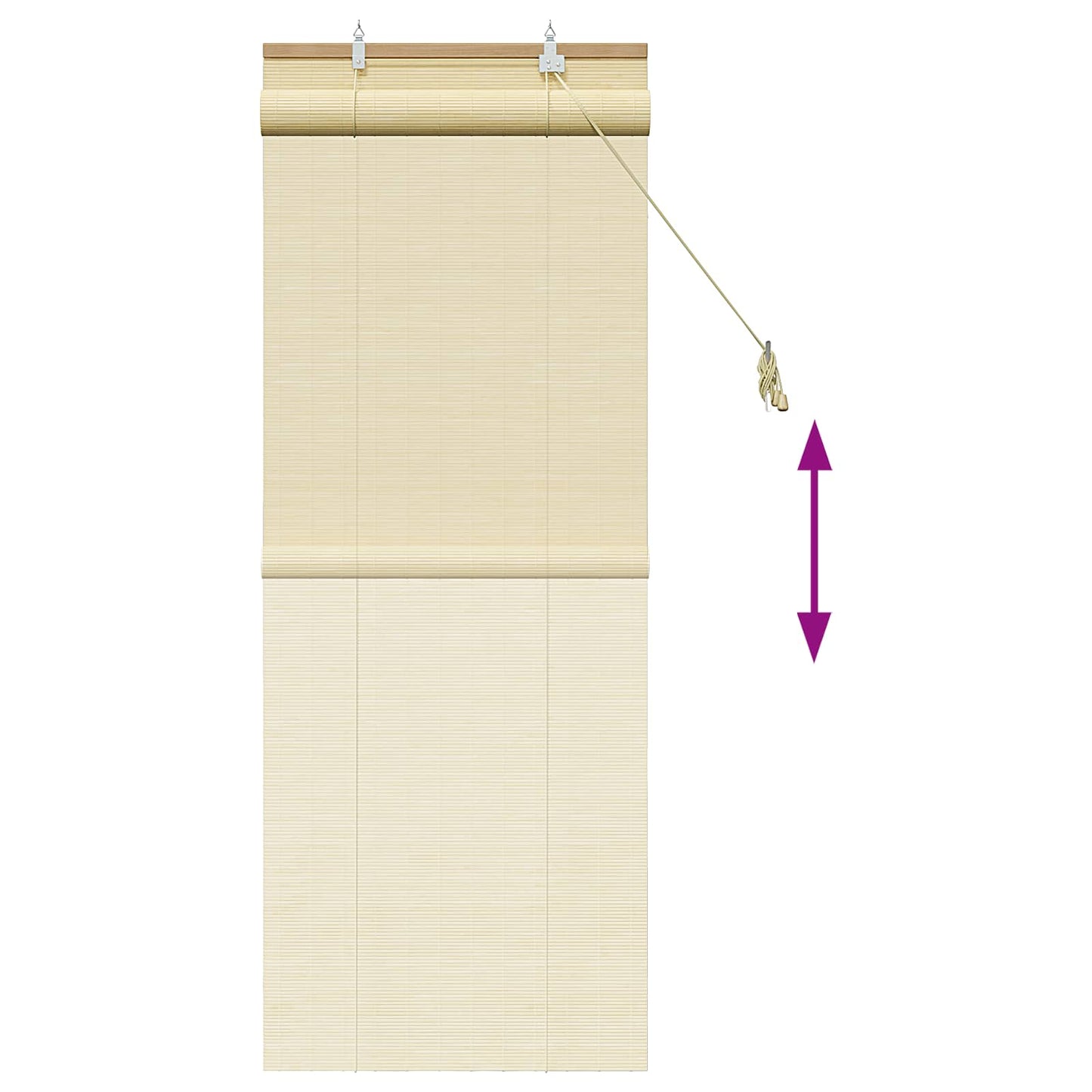 Roletta Természetes 50 x 160 cm Bambusz