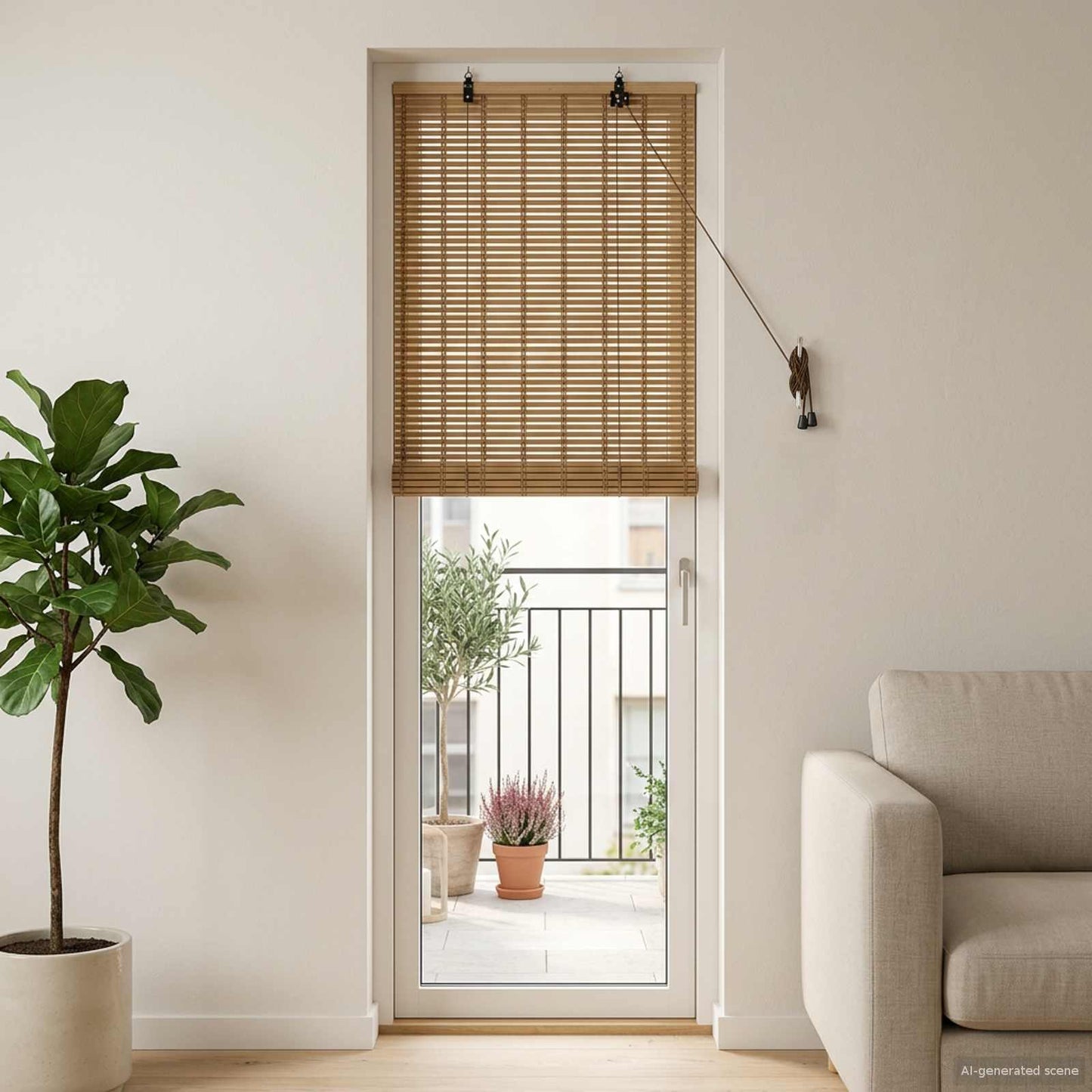 Roletta Természet 70 x 220 cm Bambusz