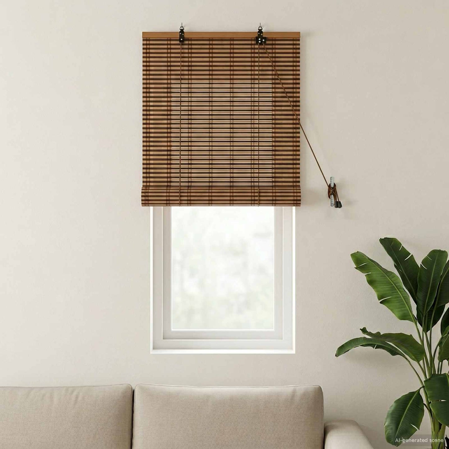 Roletta Barna 70 x 160 cm Bambusz