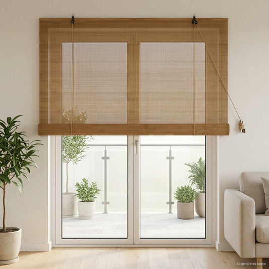 Roletta Barna 150 x 220 cm Bambusz