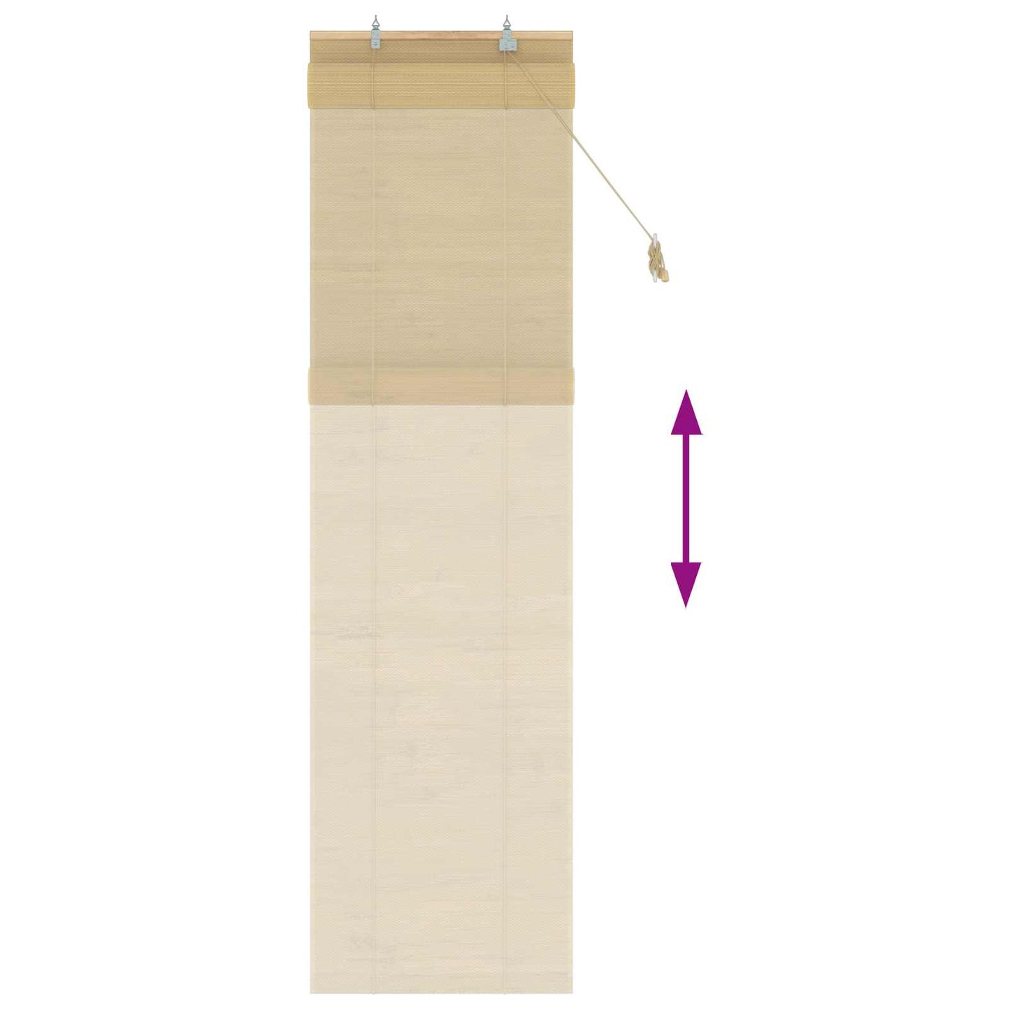 Roletta Természetes 50 x 220 cm Bambusz