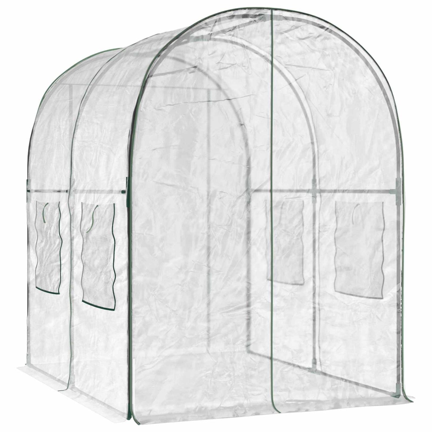 Vázszerkezetű üvegház 160 x 200 x 192,5 cm PVC Átlátszó