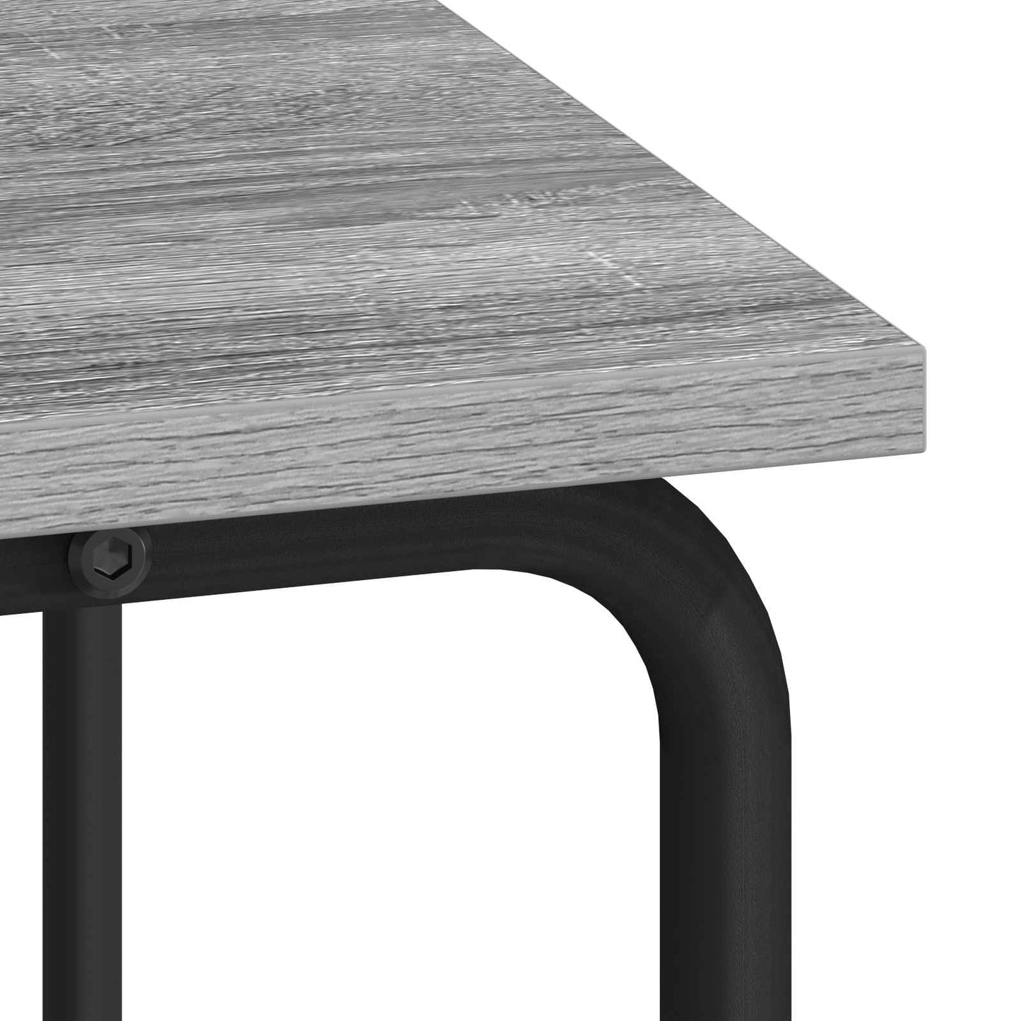Tárolóval rendelkező íróasztal Szürke Sonoma 60 x 50 x 91 cm