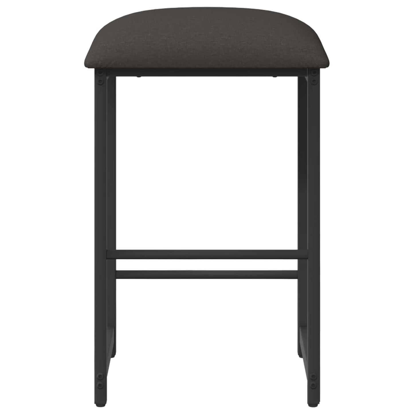Bárszék 2 db Sötétszürke 40 x 32 x 64 cm Szerelt Fa