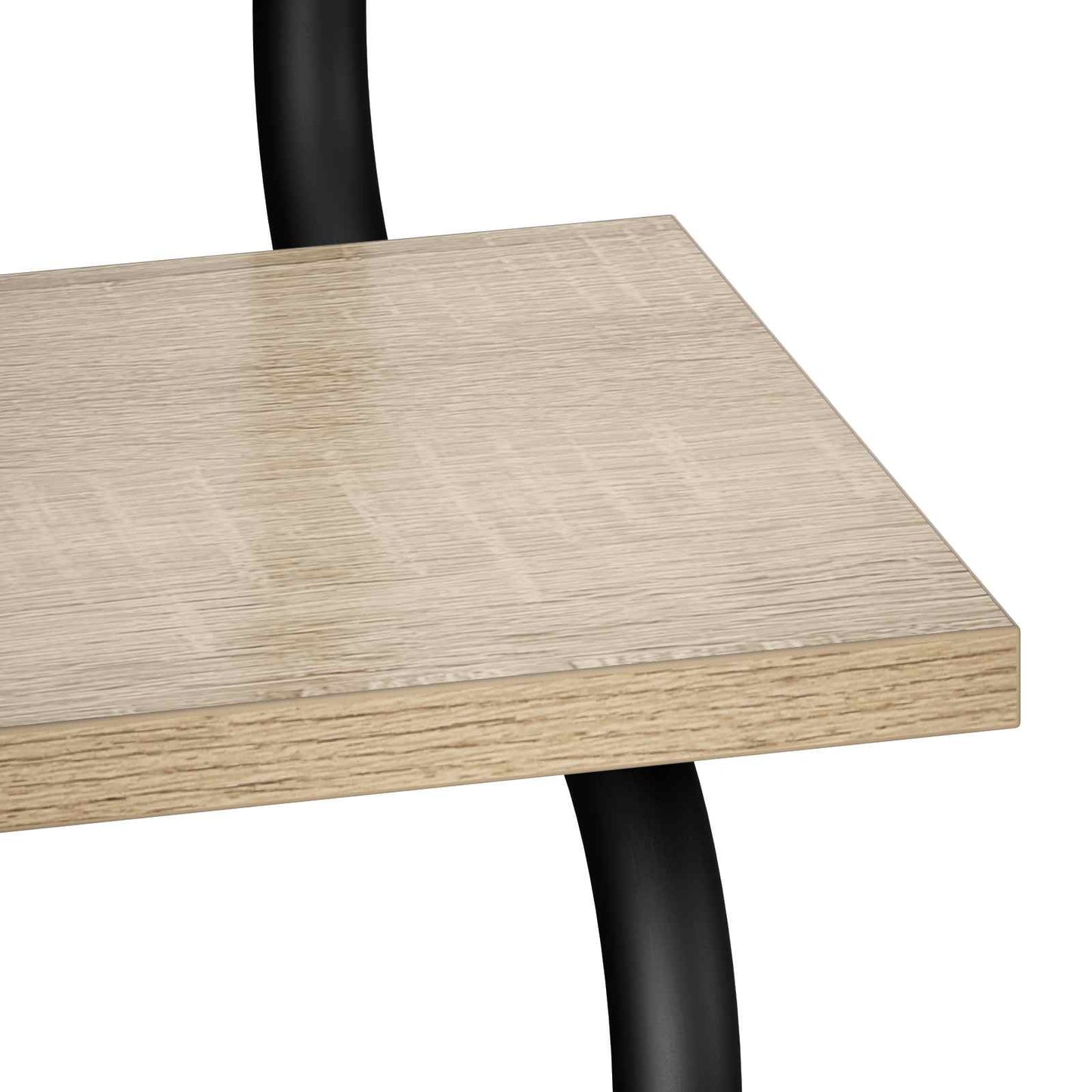 4-Tier Fali Polc Sonoma Tölgy 60 x 24,5 x 104 cm Szerelt Fa