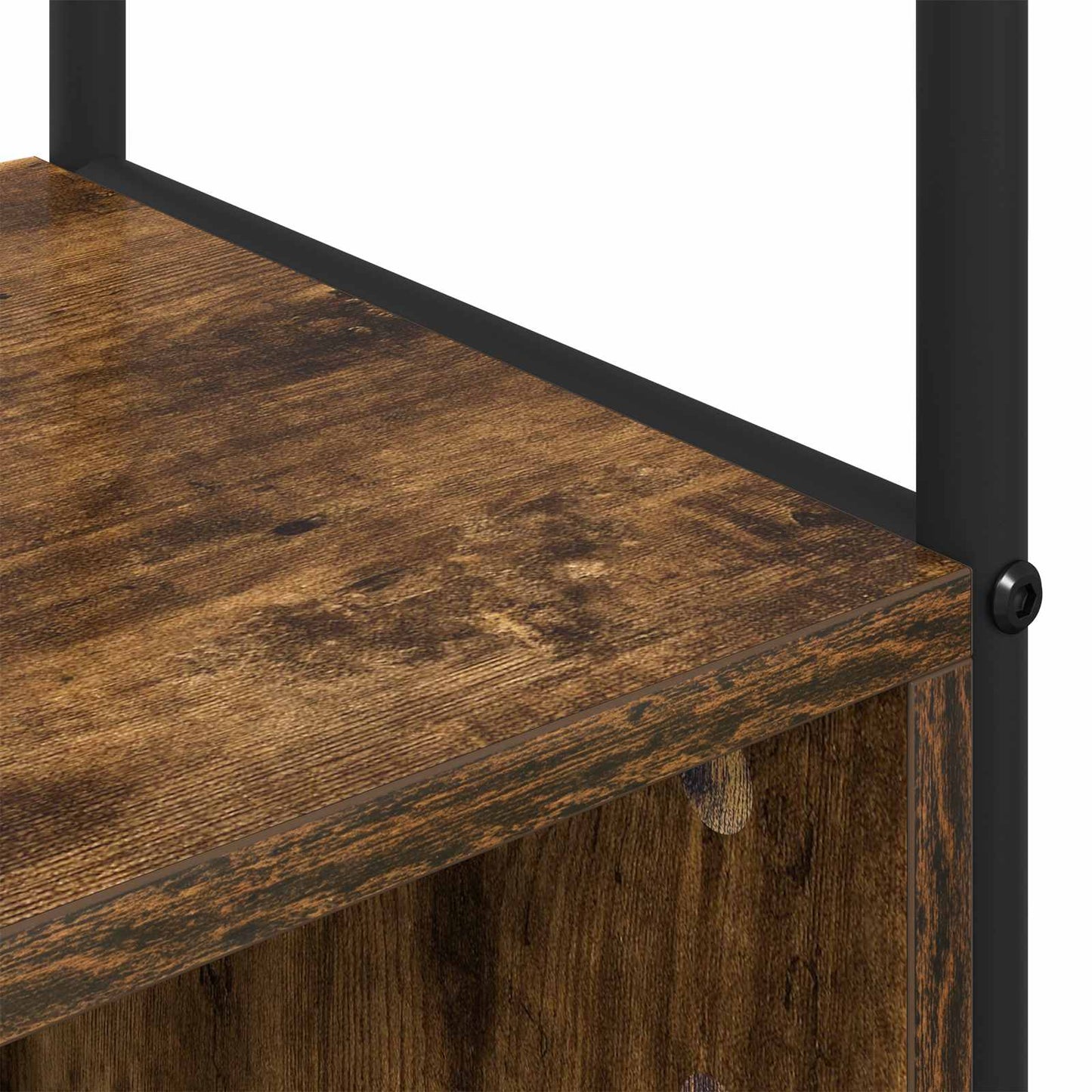 Kabátállvány cipőpaddal Füstös Tölgy 100 x 32 x 180,5 cm