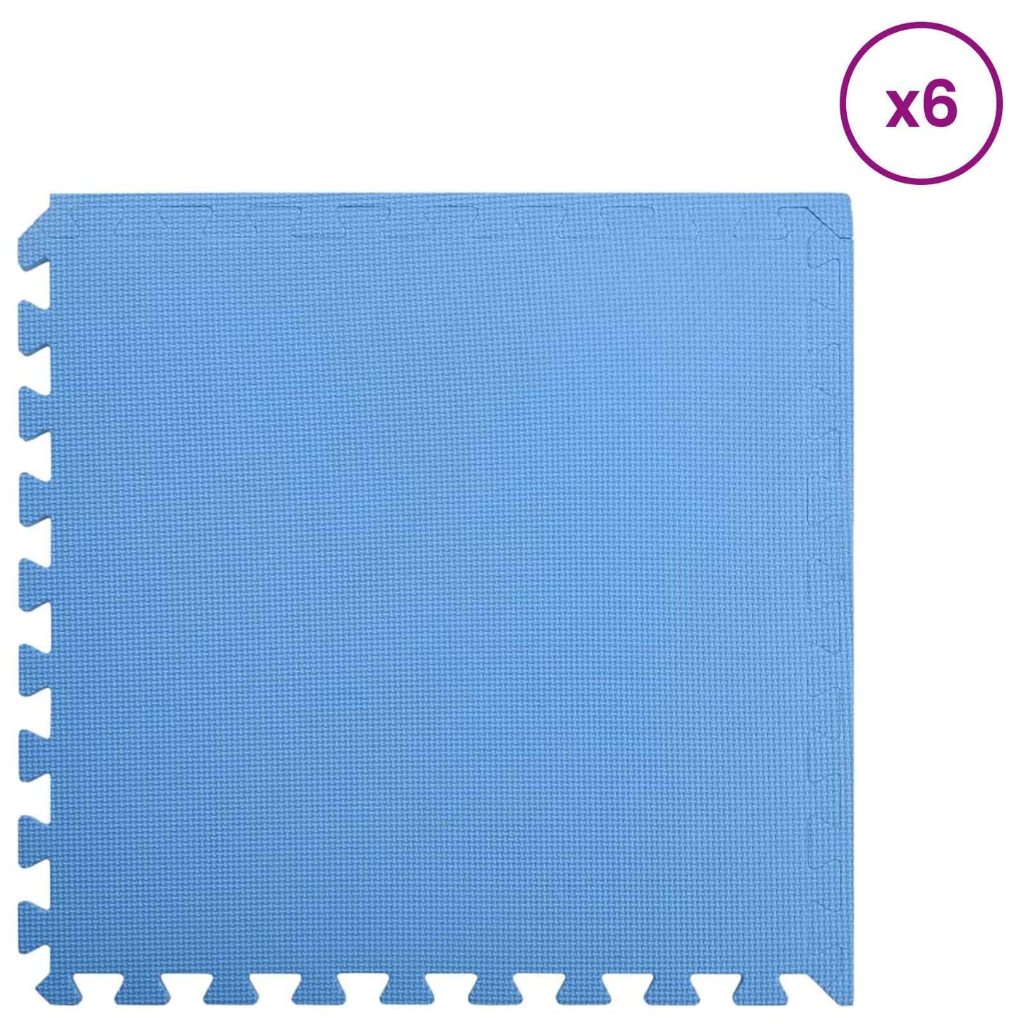 Medence aljzat 6 pcs Kék 2,16 ㎡ EVA Hab