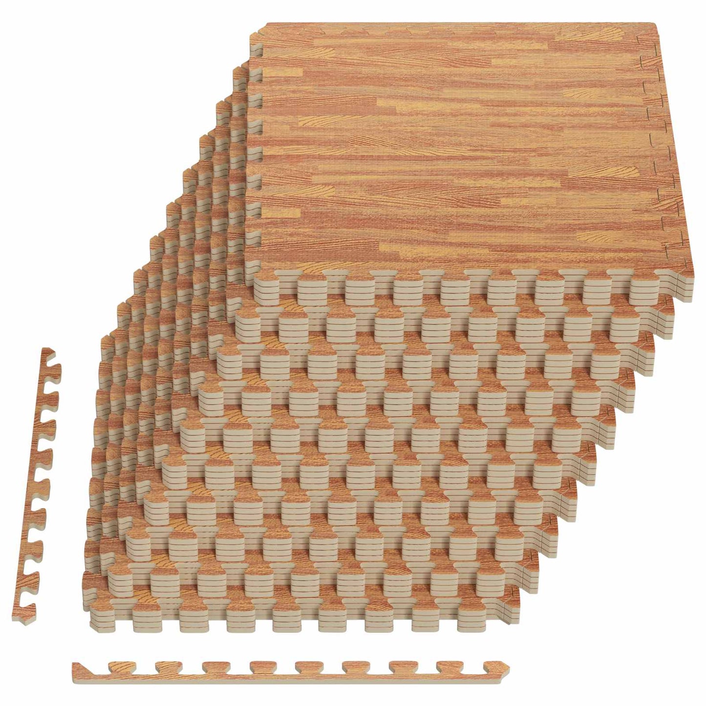 Medence aljzat 40 pcs faszínű 14,4 m² EVA Hab