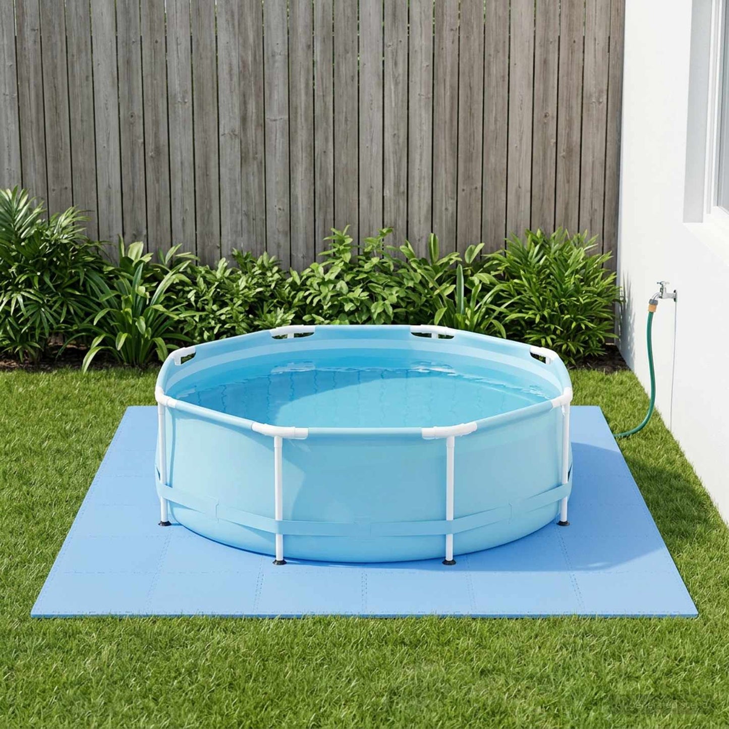 Medence aljzat 24 pcs Kék 8,64 m² EVA Hab