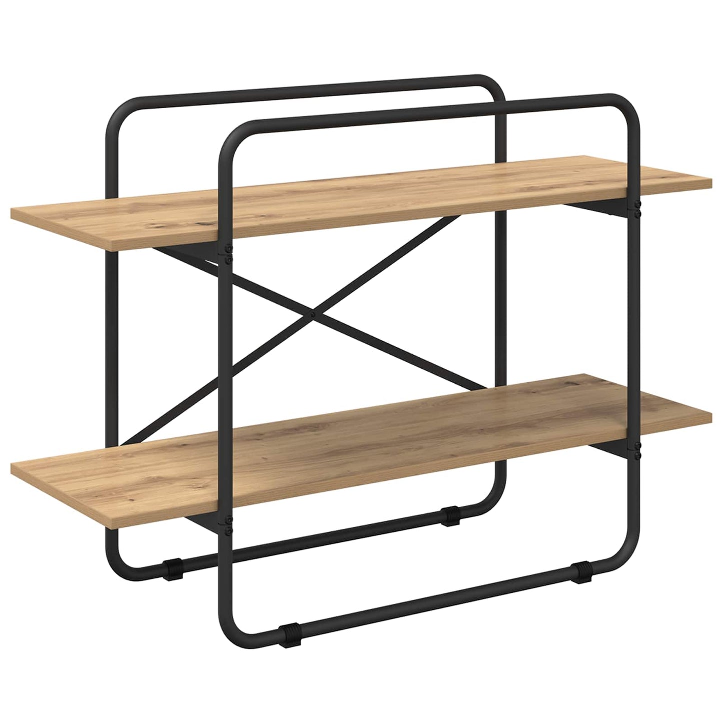 Könyvespolc 2 szintes 100 x 35 x 70 cm PB Kézműves Tölgy