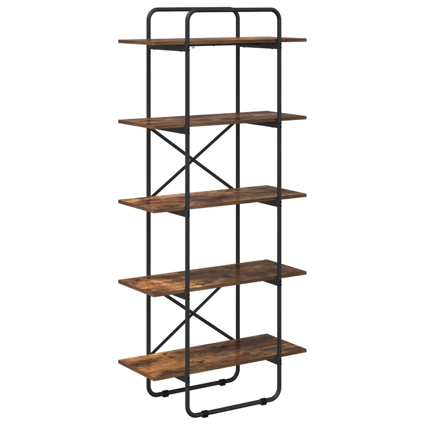Könyvespolc 5 szintes 80 x 35 x 175,5 cm PB Füstös Tölgy