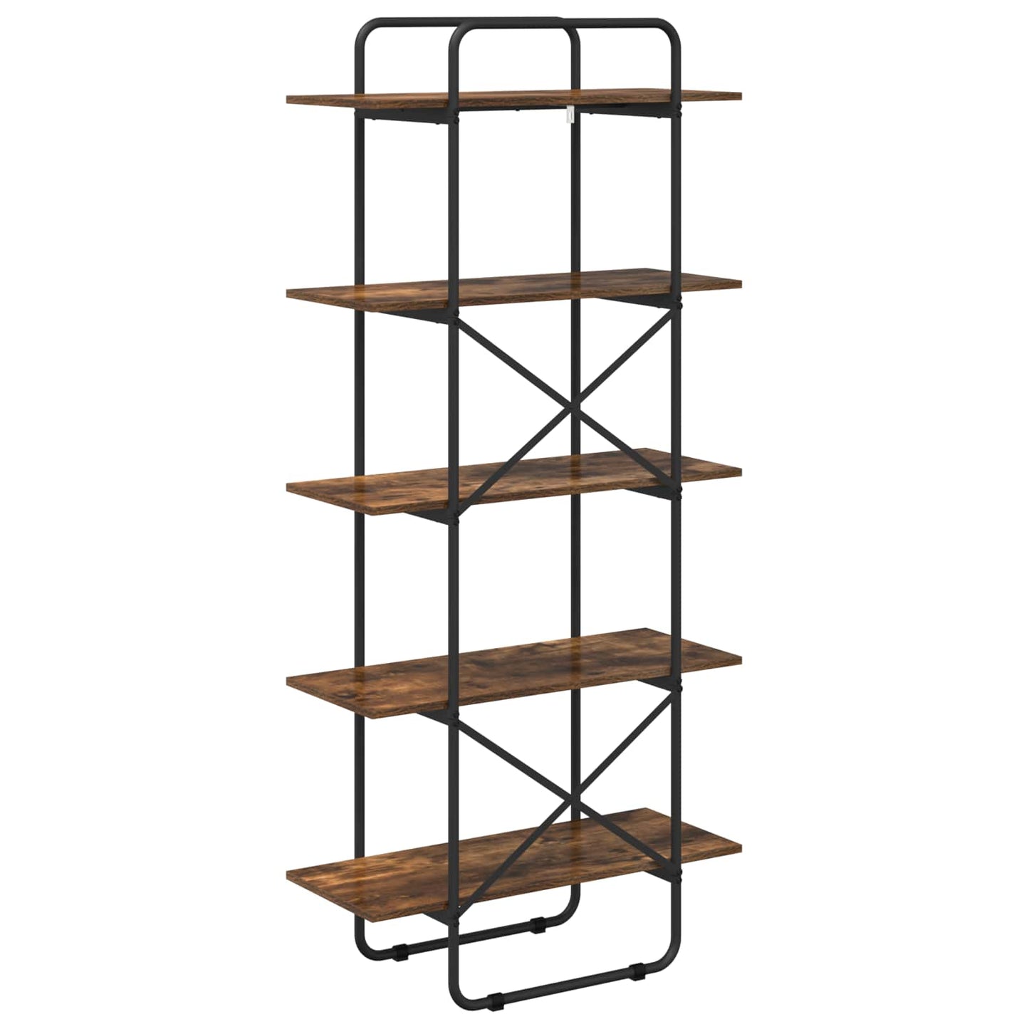 Könyvespolc 5 szintes 80 x 35 x 175,5 cm PB Füstös Tölgy