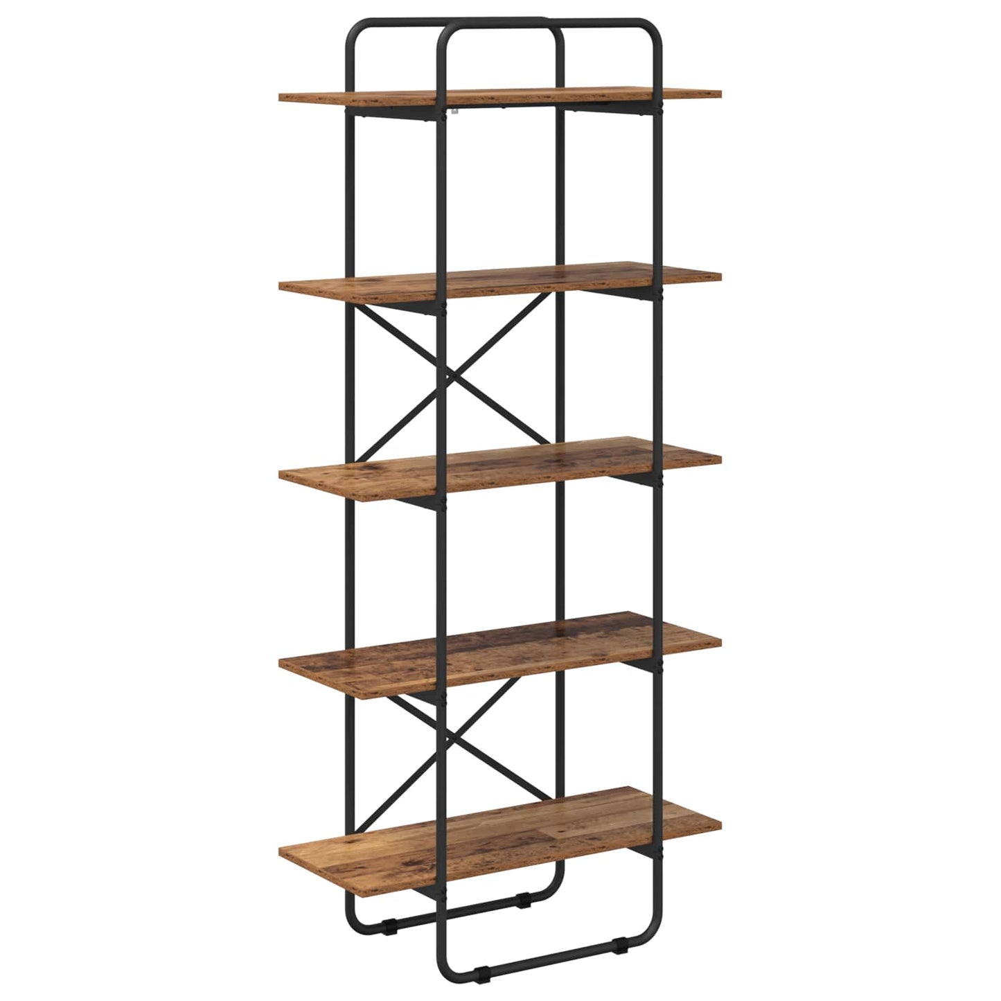 Könyvespolc 5 szintes 80 x 35 x 175,5 cm PB Tölgyfa