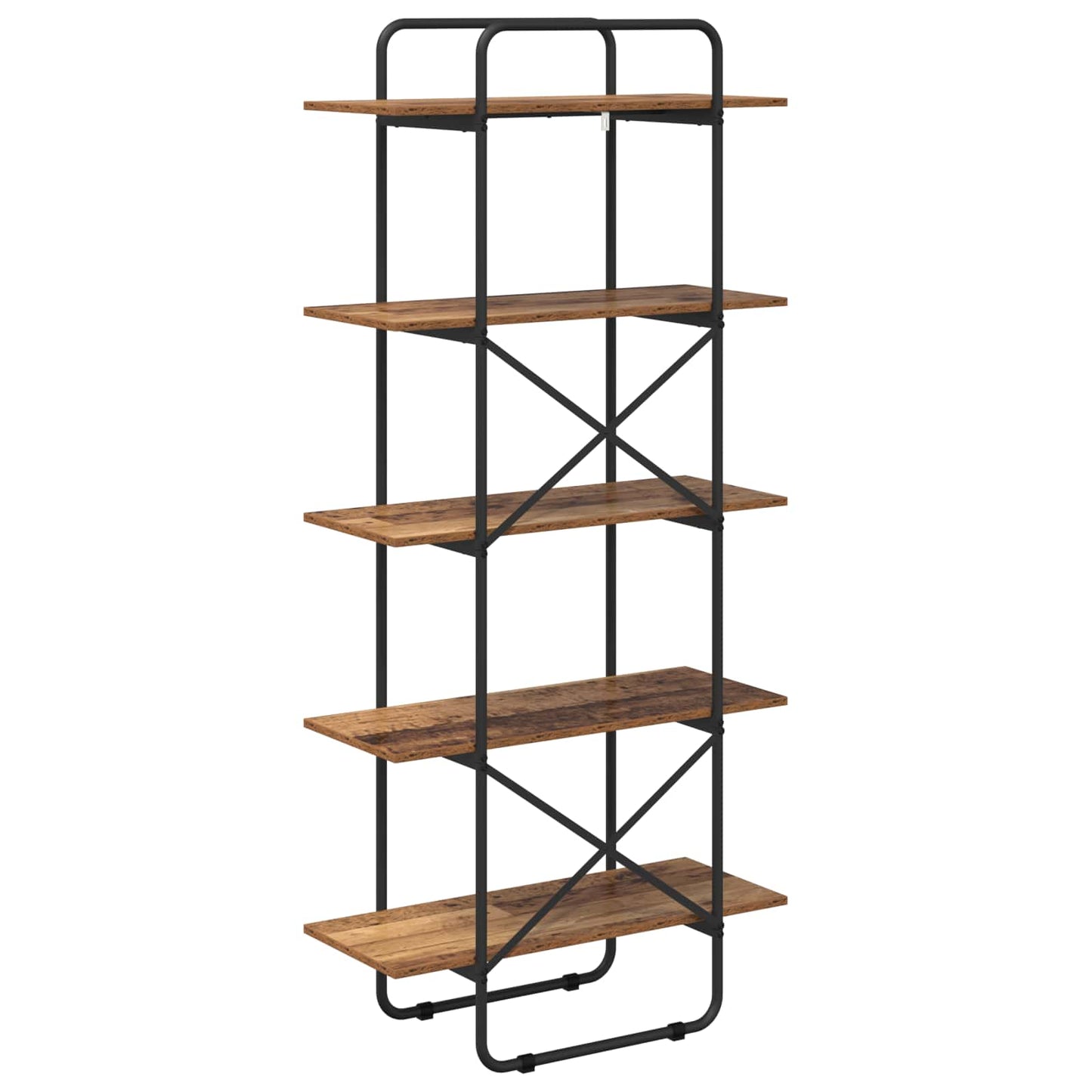 Könyvespolc 5 szintes 80 x 35 x 175,5 cm PB Tölgyfa