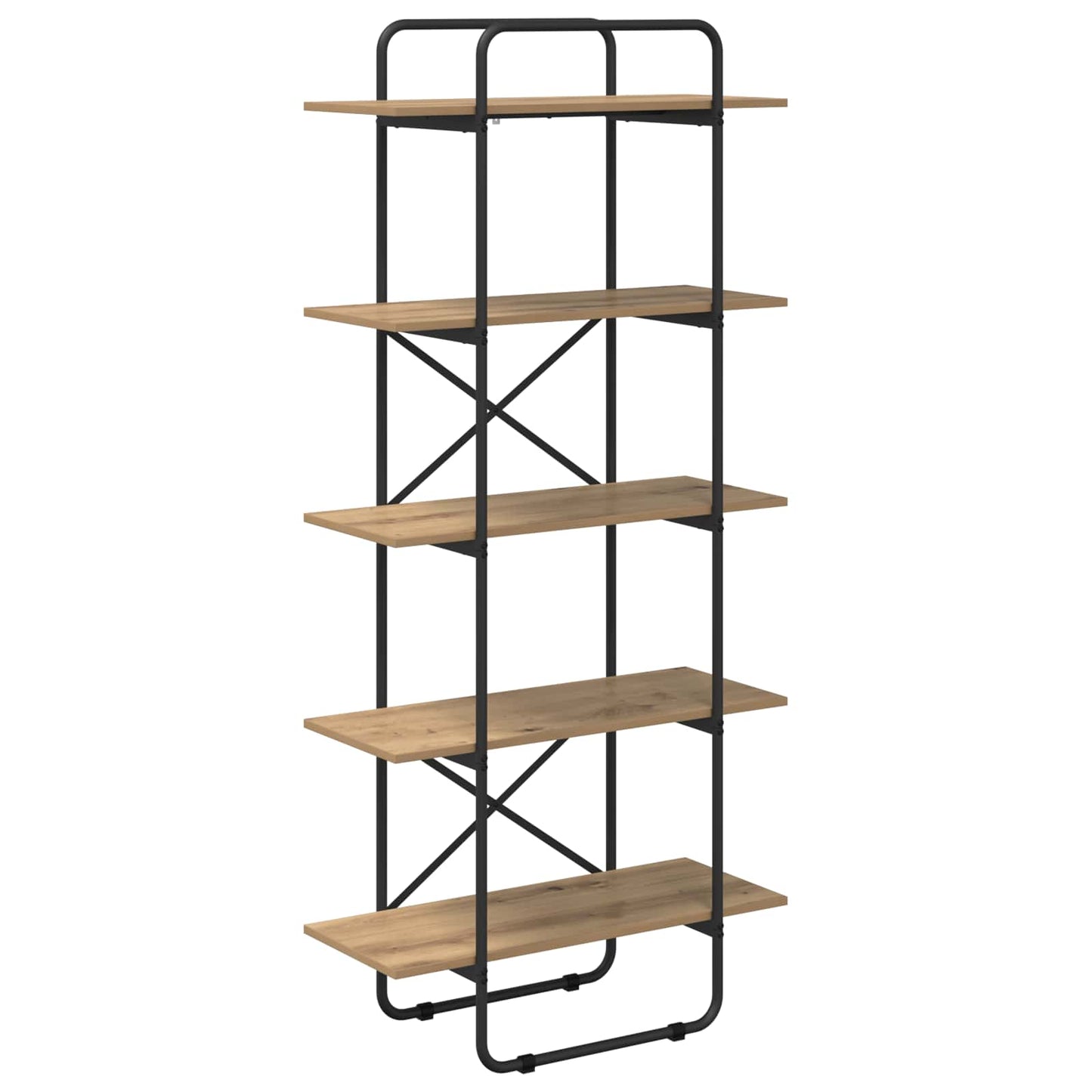 Könyvespolc 5 szintes 80 x 35 x 175,5 cm PB Kézműves Tölgy