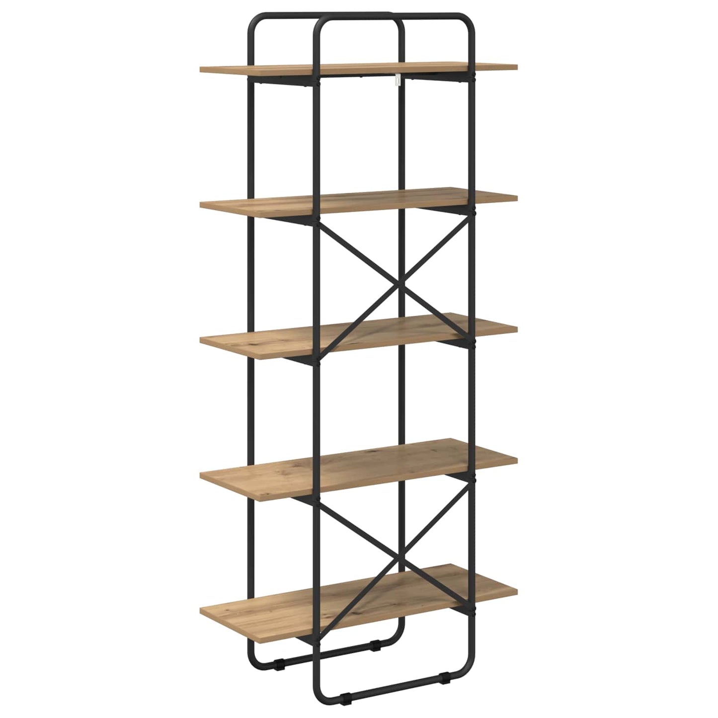 Könyvespolc 5 szintes 80 x 35 x 175,5 cm PB Kézműves Tölgy