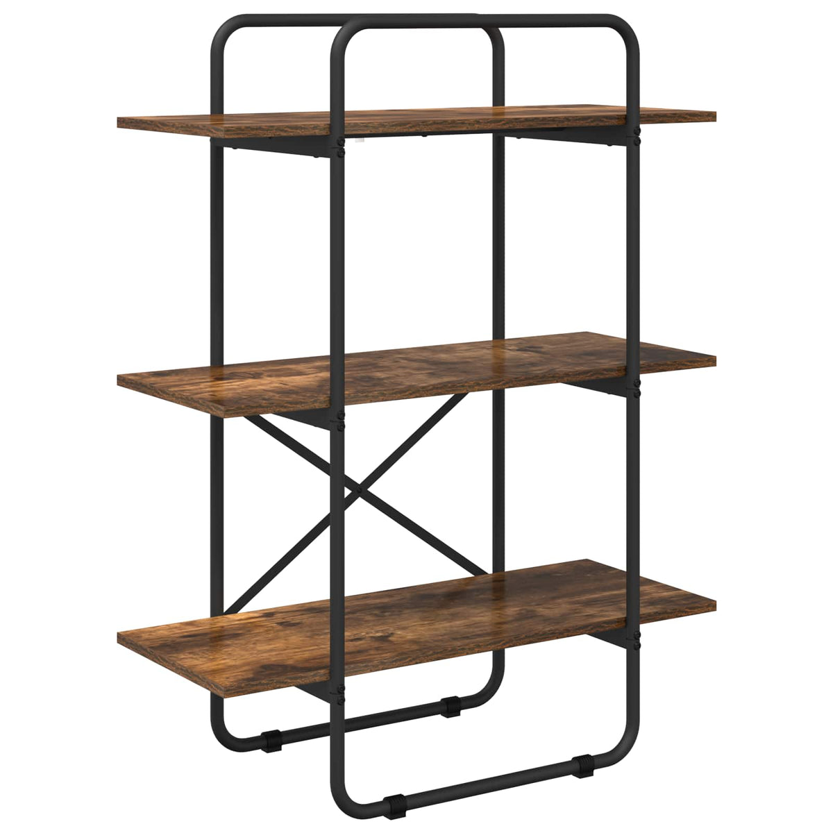 Könyvespolc 3 szintes 60 x 35 x 105 cm PB Füstös Tölgy