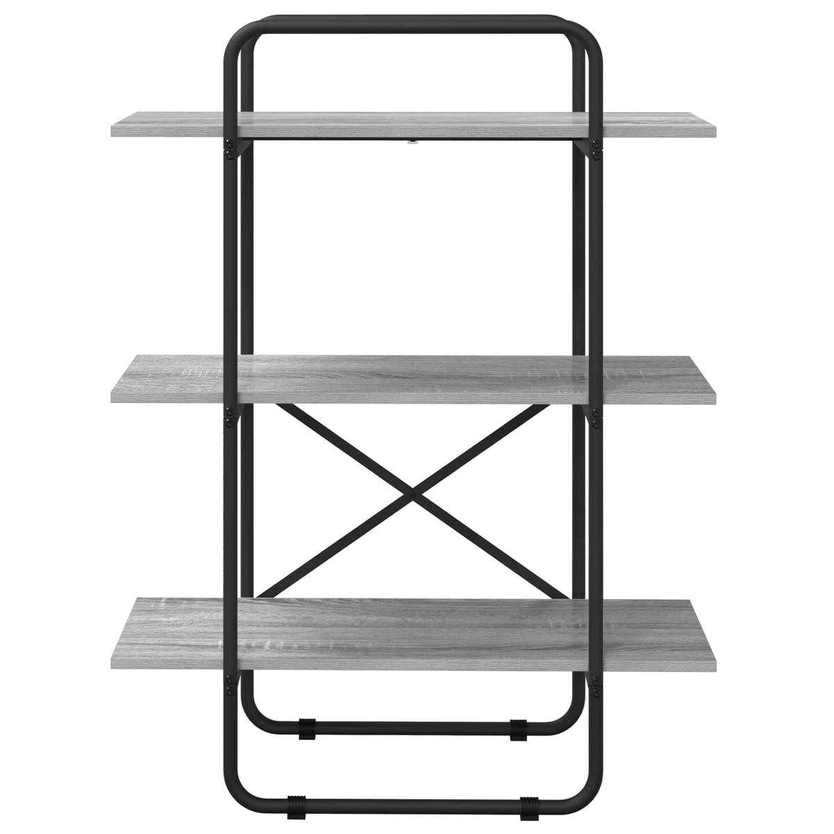 Könyvespolc 3 szintes 60 x 35 x 105 cm PB Szürke Sonoma