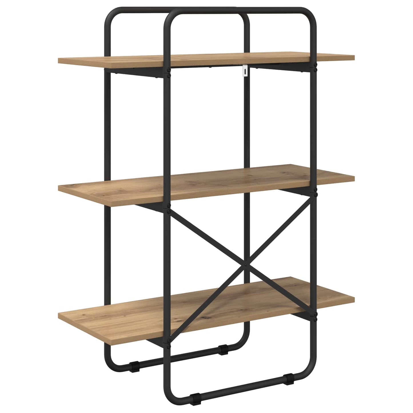 Könyvespolc 3 szintes 60 x 35 x 105 cm PB Kézműves Tölgy