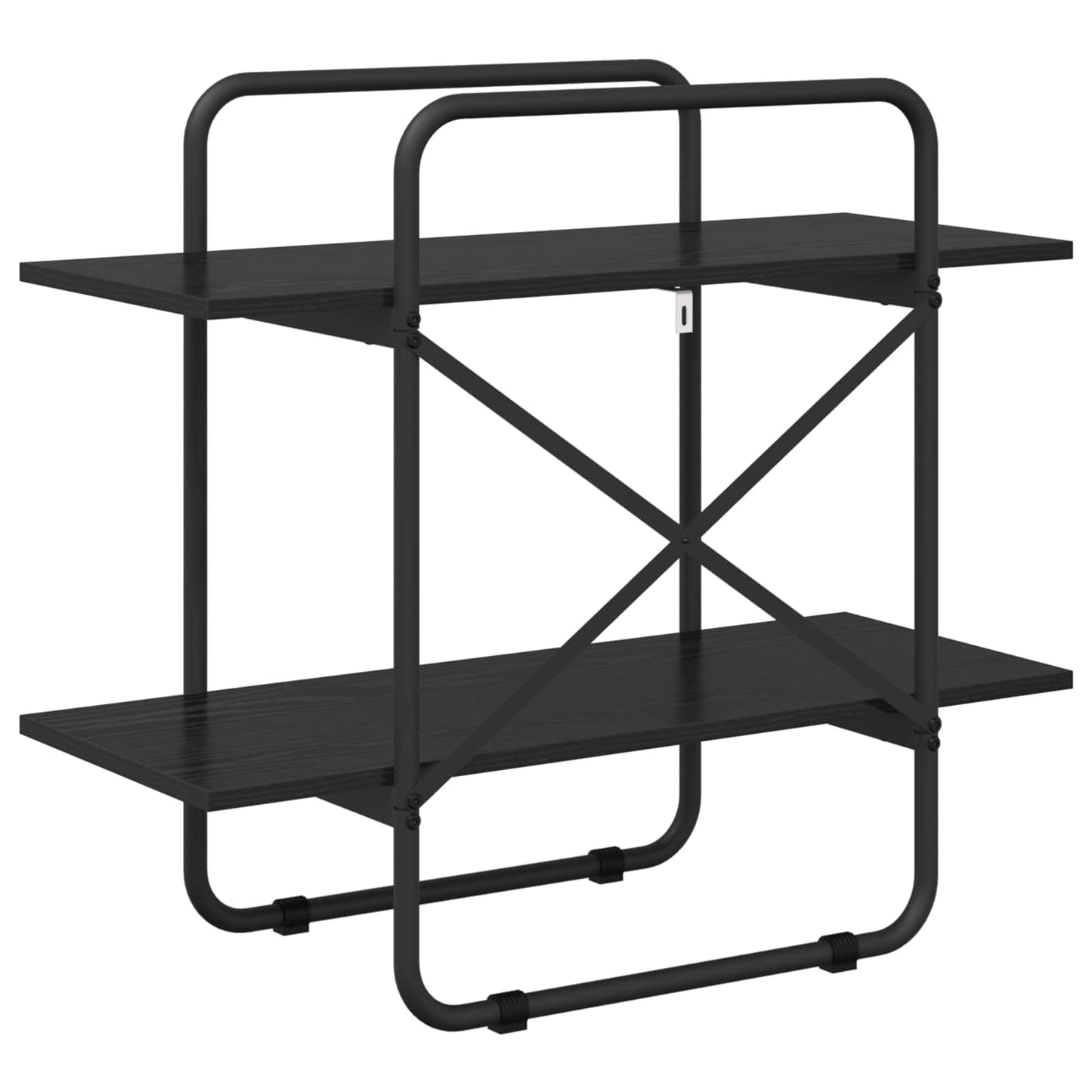 Könyvespolc 2 szintes 60 x 35 x 70 cm PB Fekete Tölgy