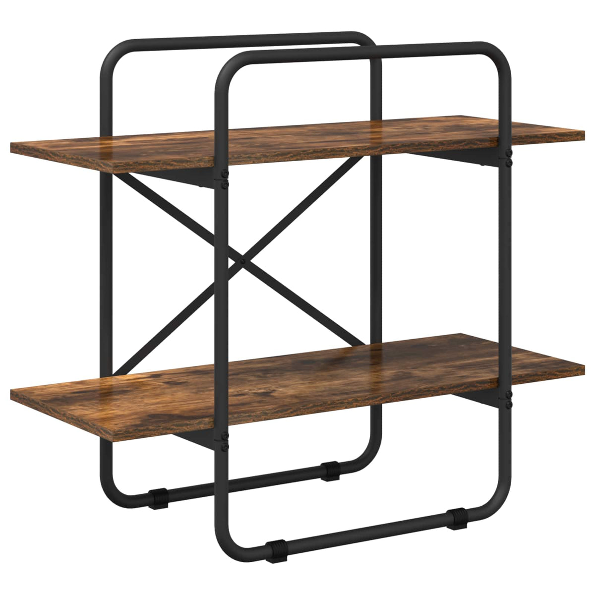 Könyvespolc 2 szintes 60 x 35 x 70 cm PB Füstös Tölgy