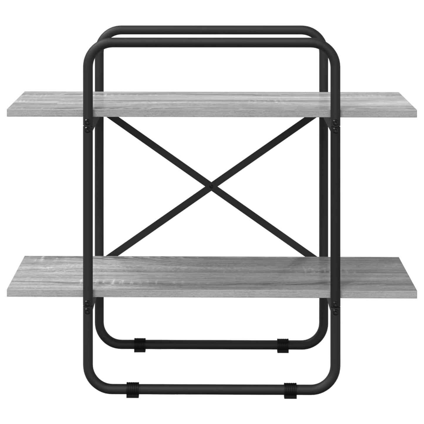 Könyvespolc 2 szintes 60 x 35 x 70 cm PB Szürke Sonoma