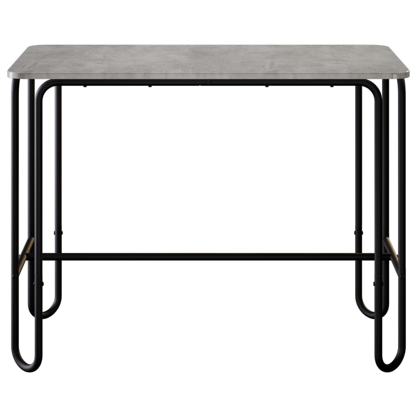 Étkezőasztal 100 x 50 x 75 cm Szerelt Fa Betonszürke