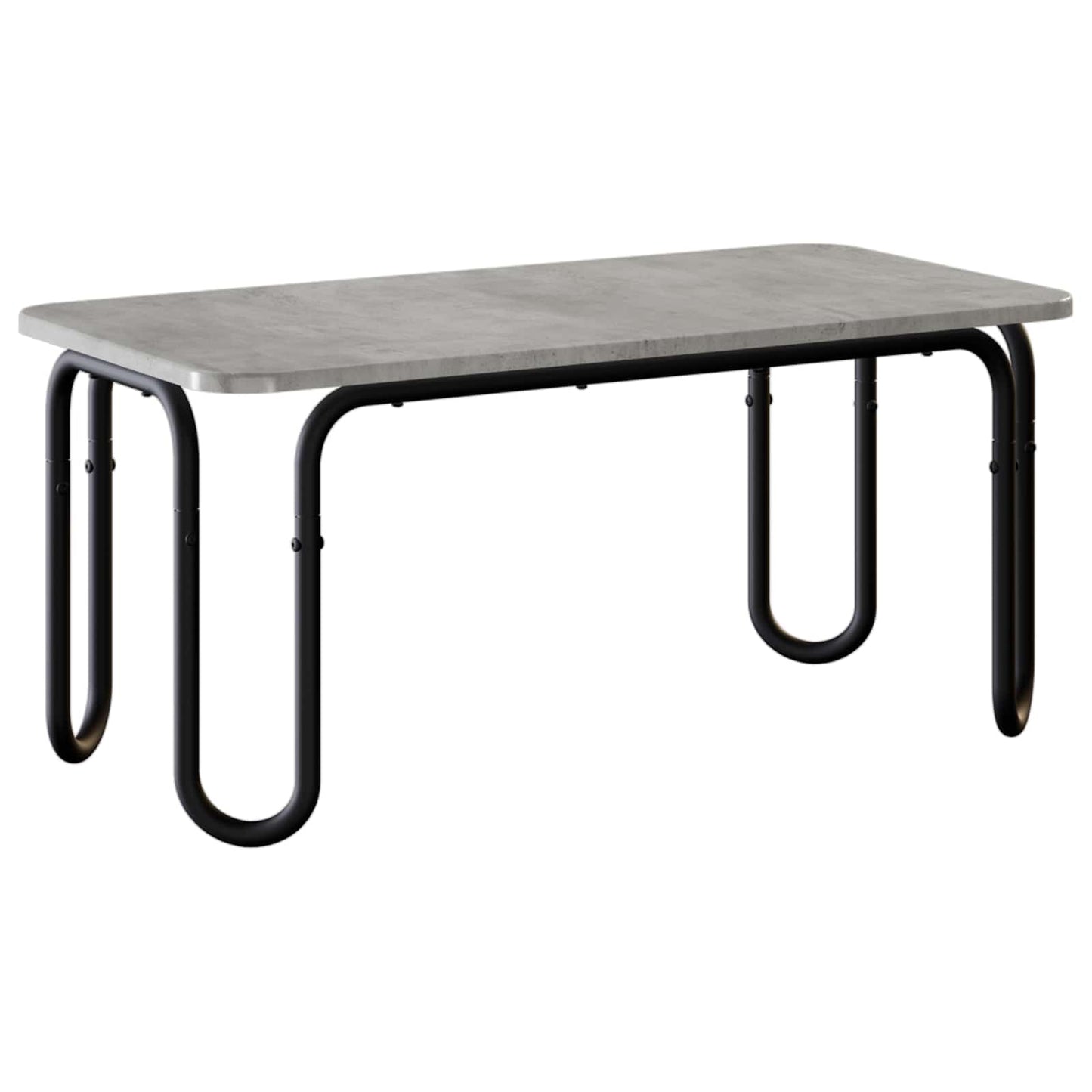 Dohányzóasztal Betonszürke 100 x 50 x 45 cm Szerelt Fa