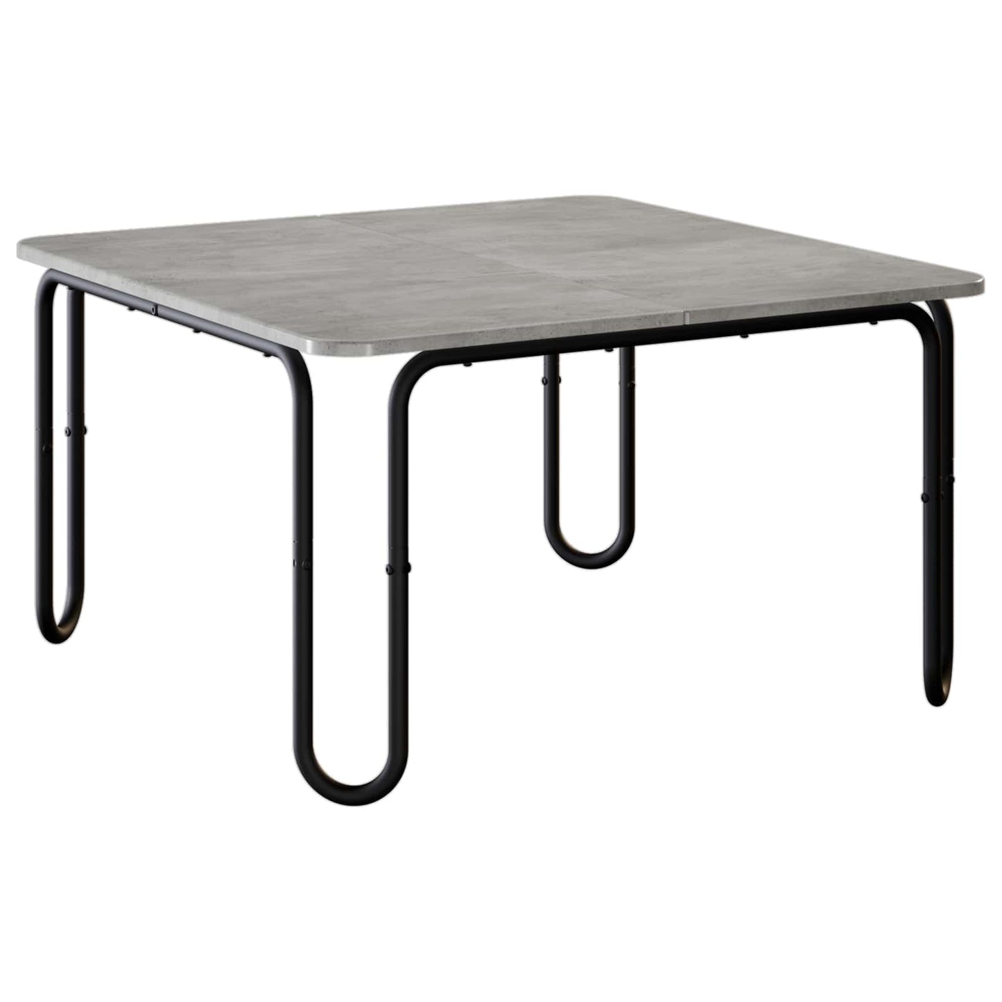 Dohányzóasztal Betonszürke 79,5 x 79,5 x 45 cm Szerelt Fa