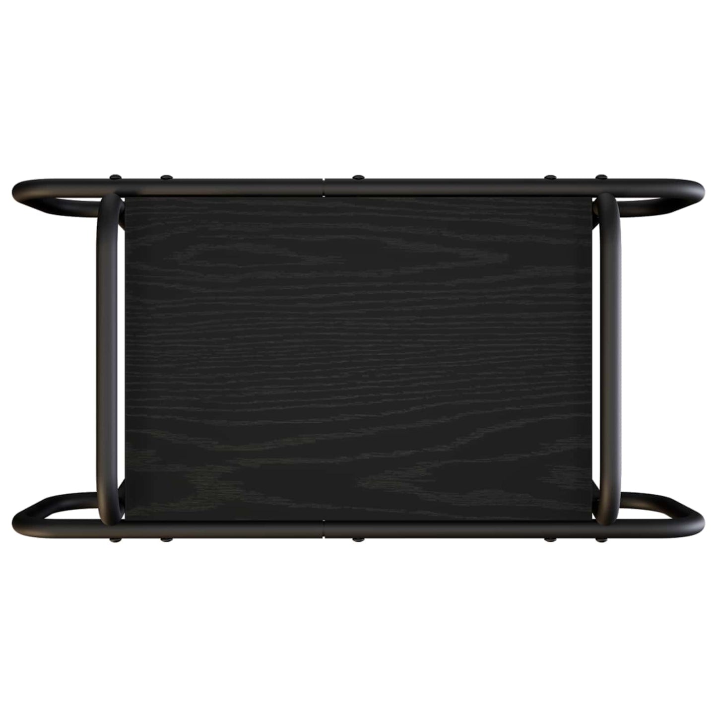 Dohányzóasztal Fekete Tölgy 60 x 30 x 51 cm Szerelt Fa