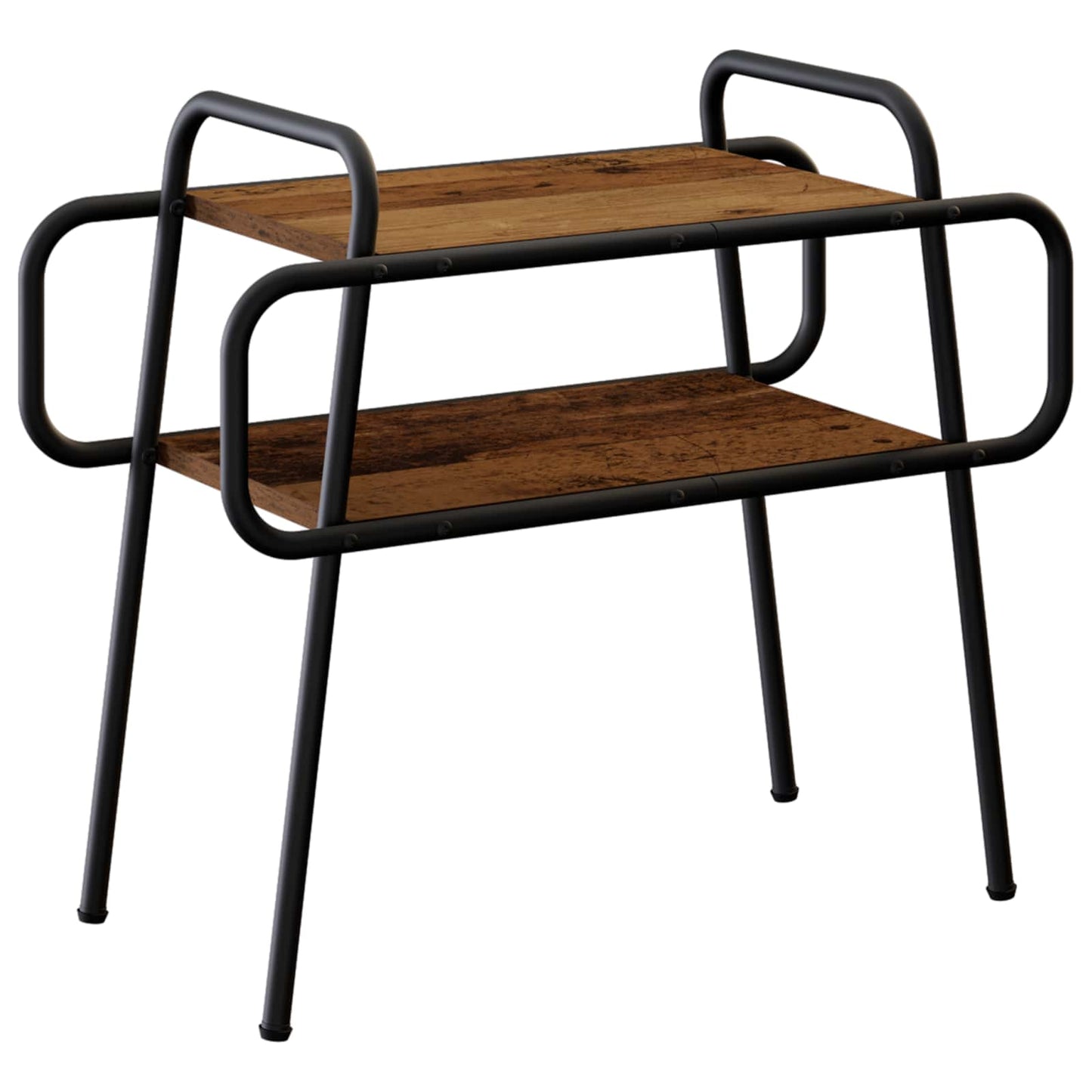 Dohányzóasztal Antik Fa 60 x 30 x 51 cm Szerelt Fa