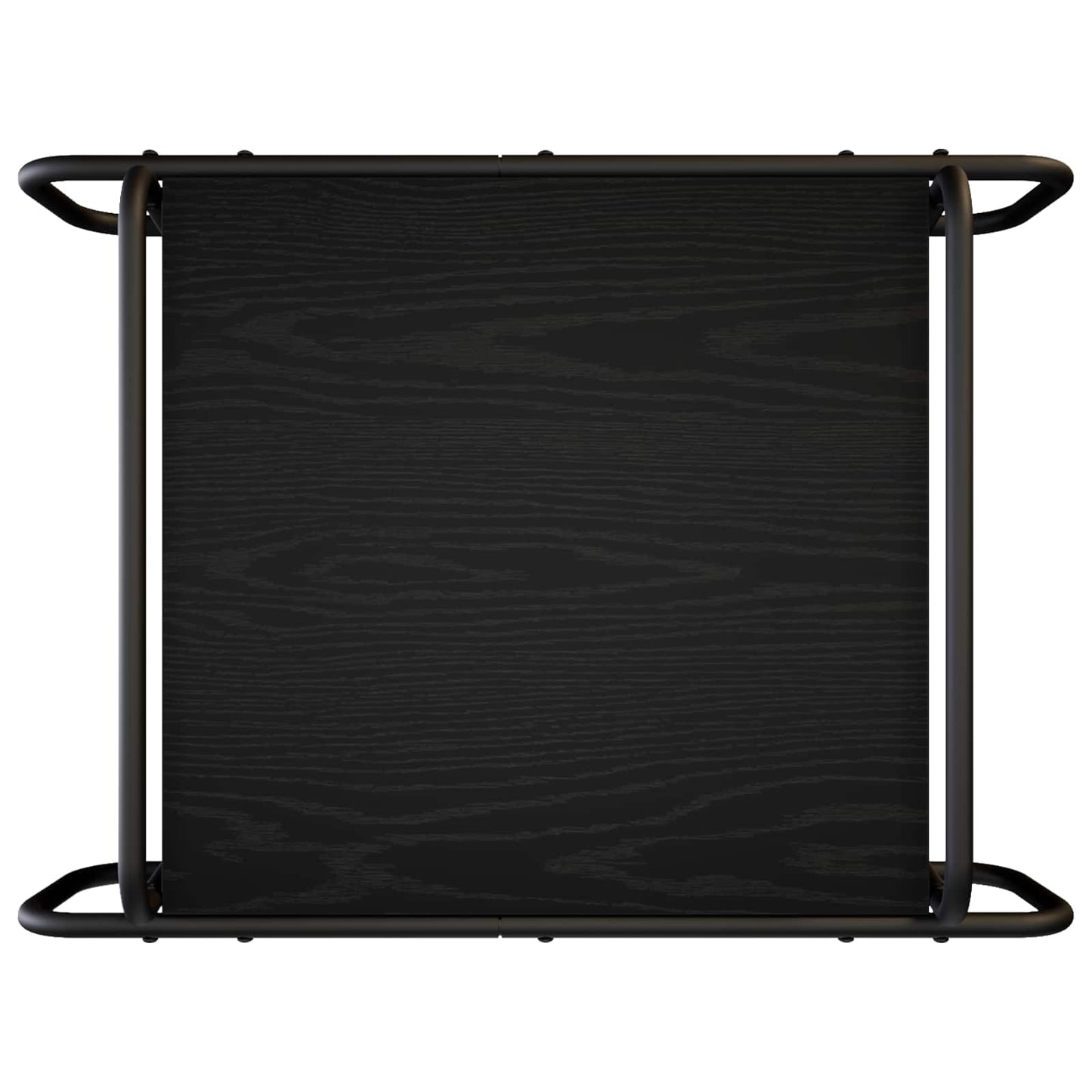 Dohányzóasztal Fekete Tölgy 70 x 50 x 51 cm Szerelt Fa