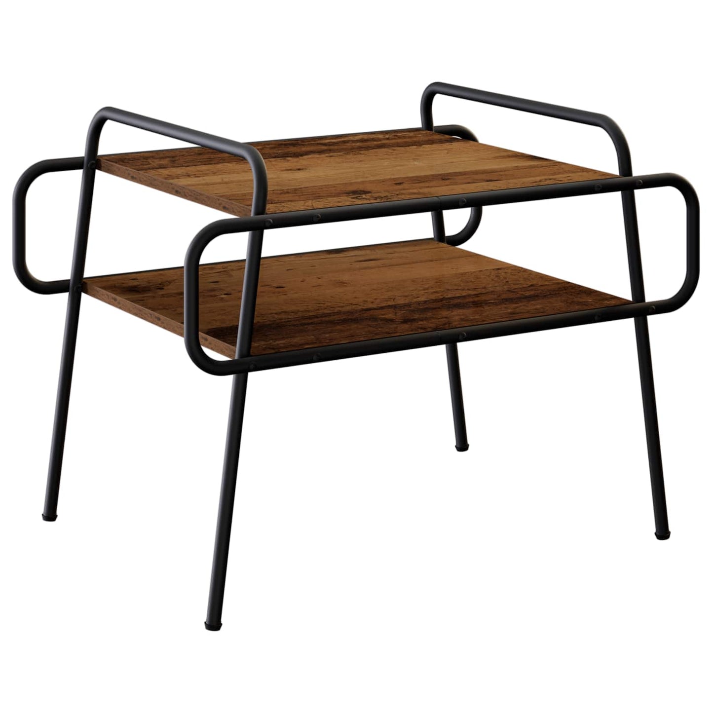 Dohányzóasztal Antik Fa 70 x 50 x 51 cm Szerelt Fa