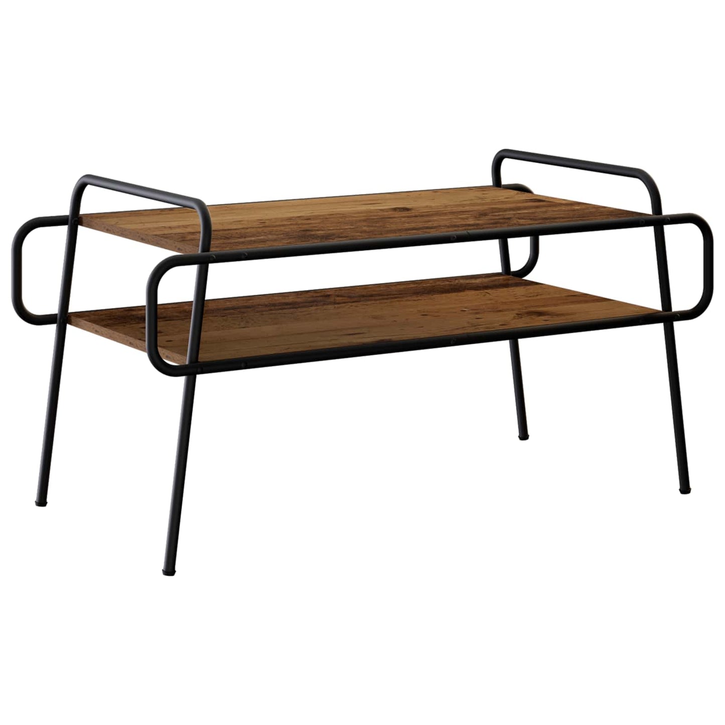 Dohányzóasztal Antik Fa 100 x 50 x 51 cm Szerelt Fa