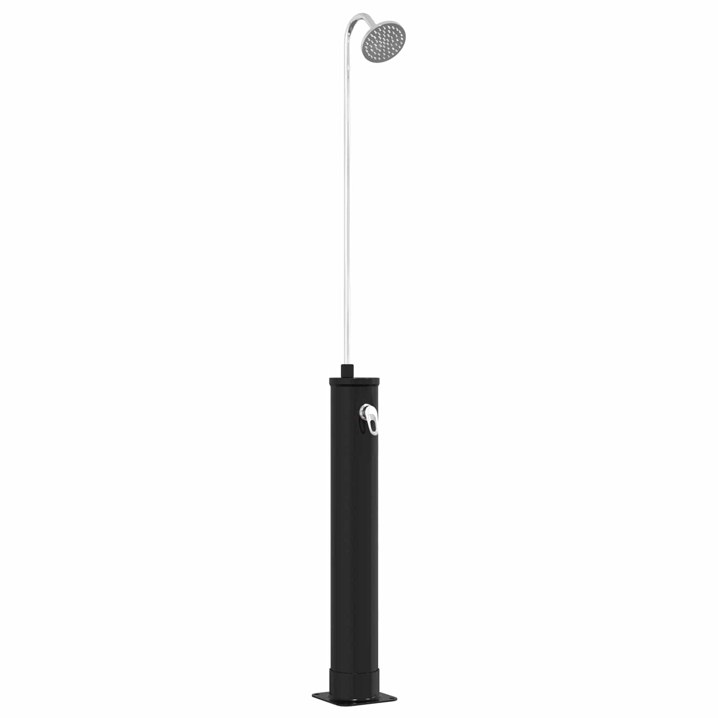 Napenerős Zuhany Zuhanyfejjel 20 l PVC, ABS, Cinkötvözet Fekete