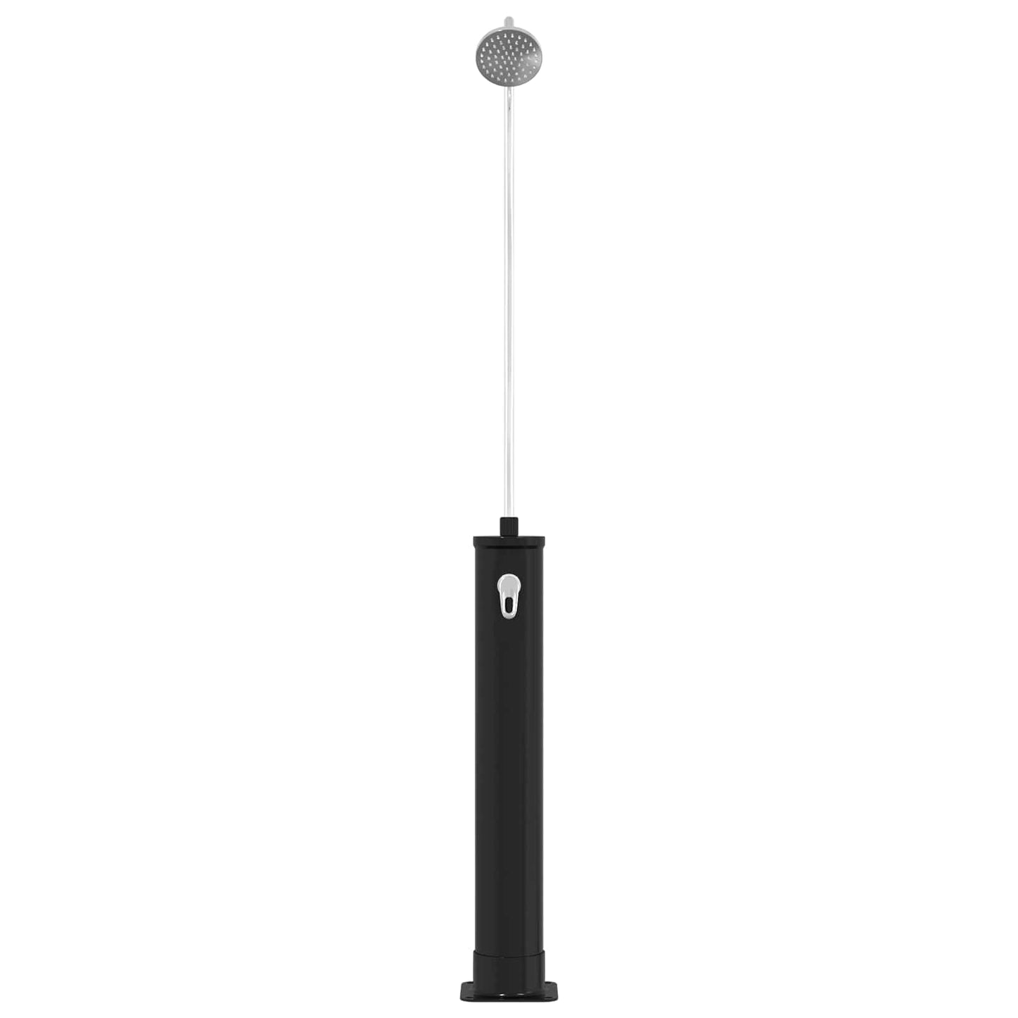 Napenerős Zuhany Zuhanyfejjel 20 l PVC, ABS, Cinkötvözet Fekete