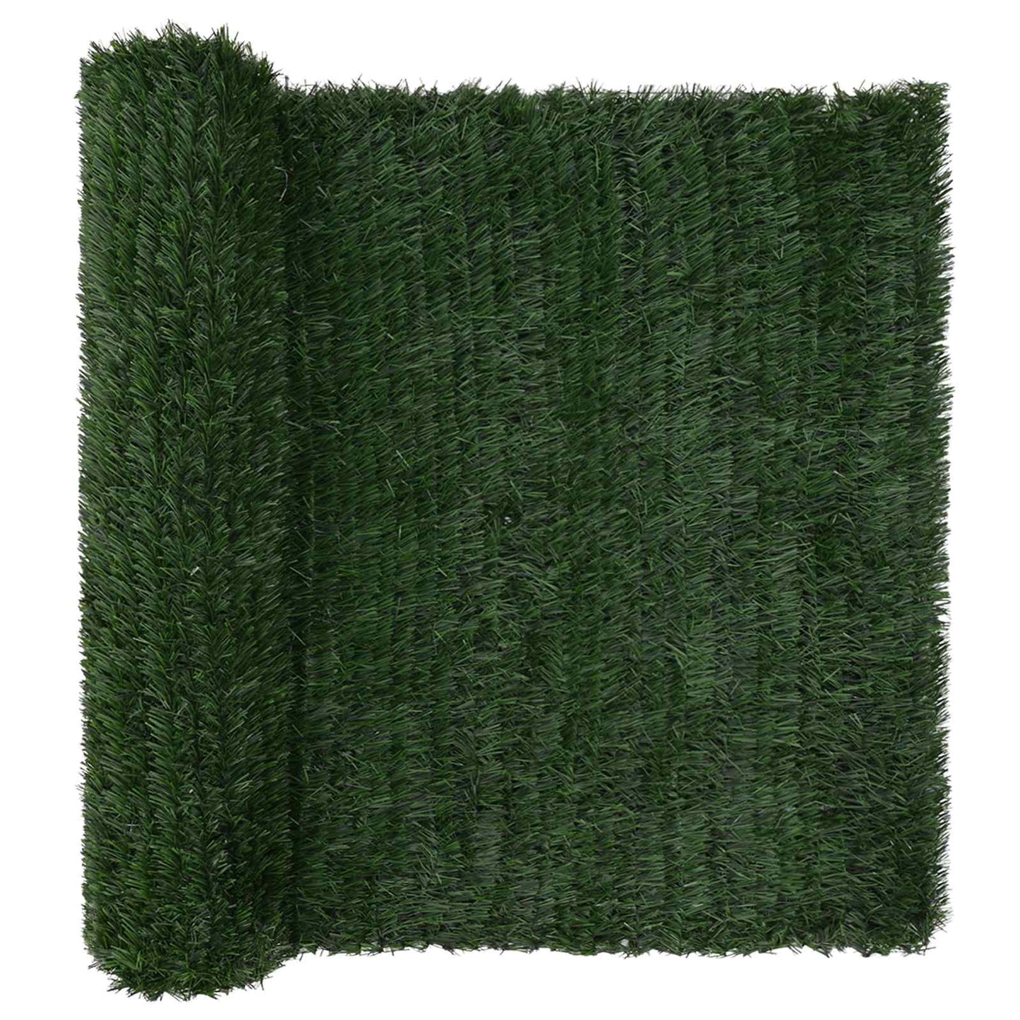Műanyag Kerítés Sötétzöld 1,5 x 4 m PVC és Acél