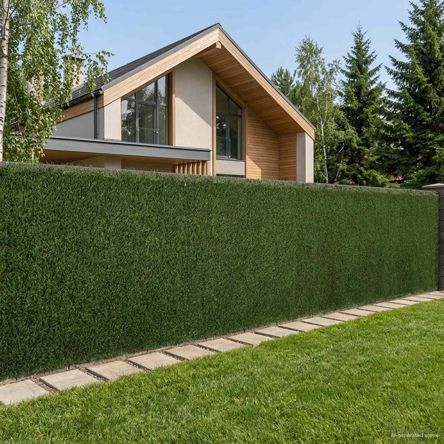 Műanyag Kerítés Világos zöld 1 x 10 m PVC és Acél