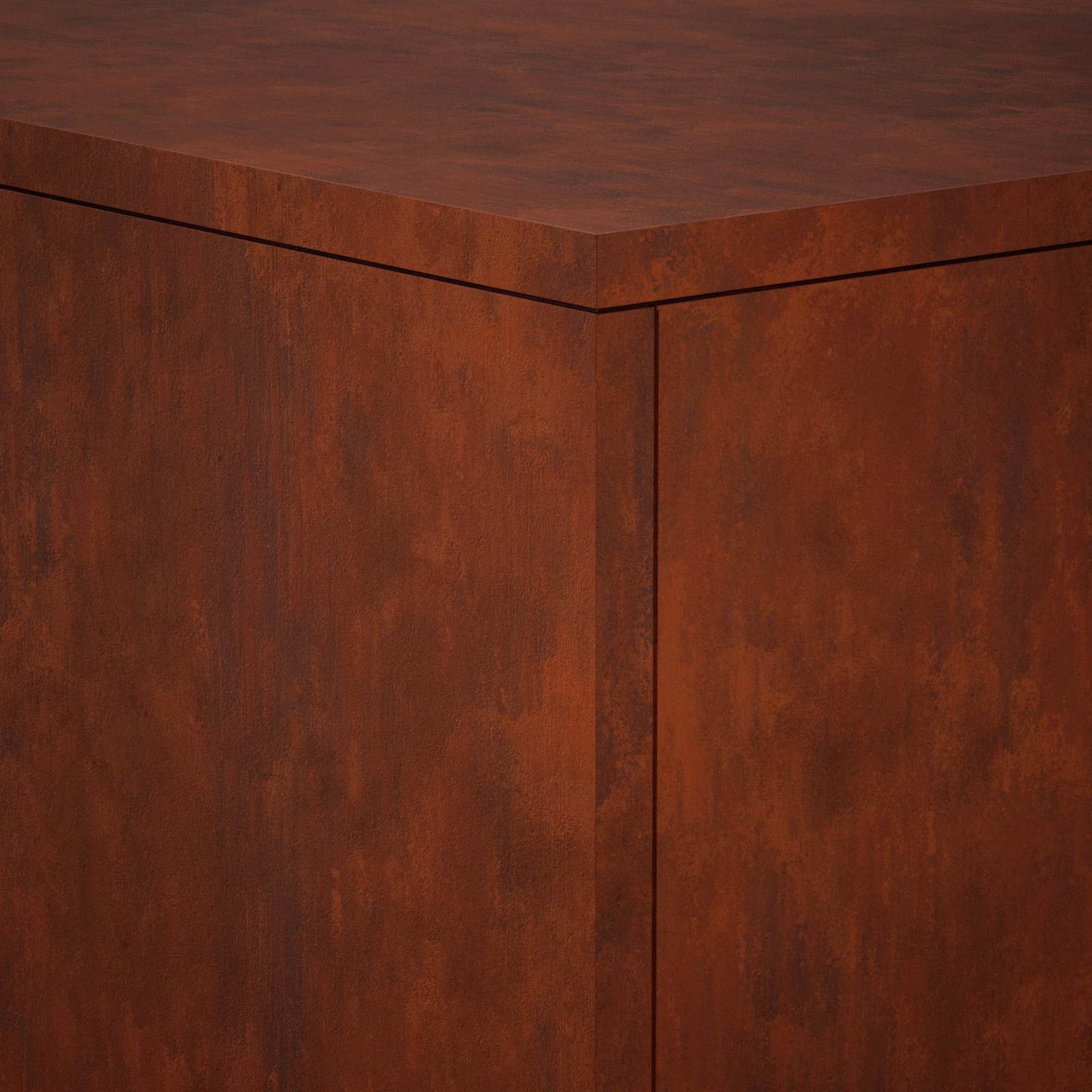 Növényállvány Rozsdás 30 x 30 x 40 cm Időjárásálló Acél