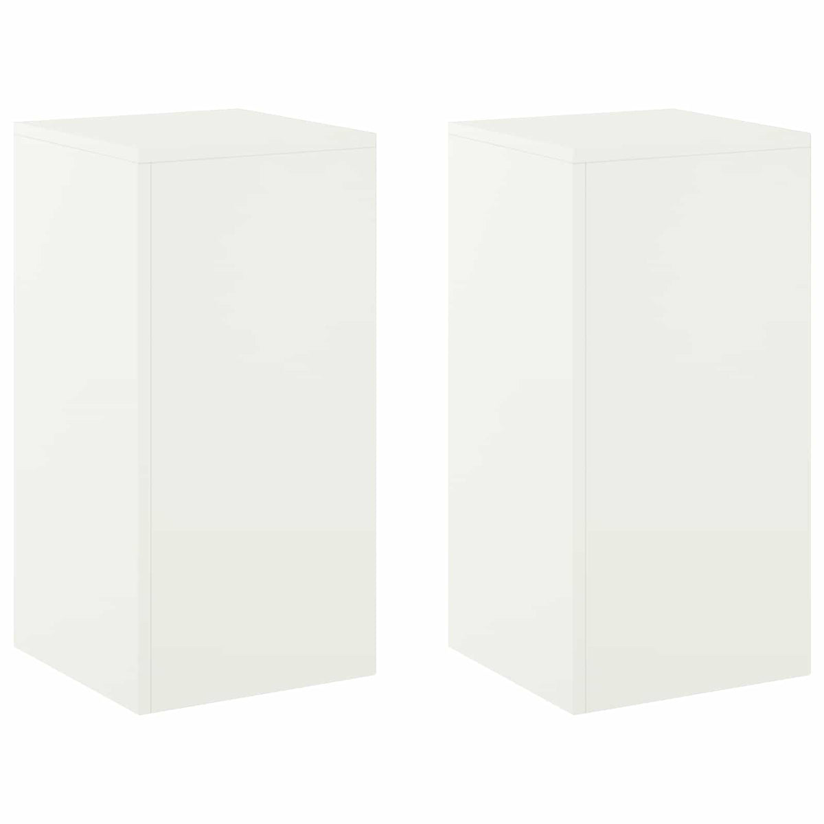 Növényállvány 2 pcs Fehér 30 x 30 x 60 cm Acél