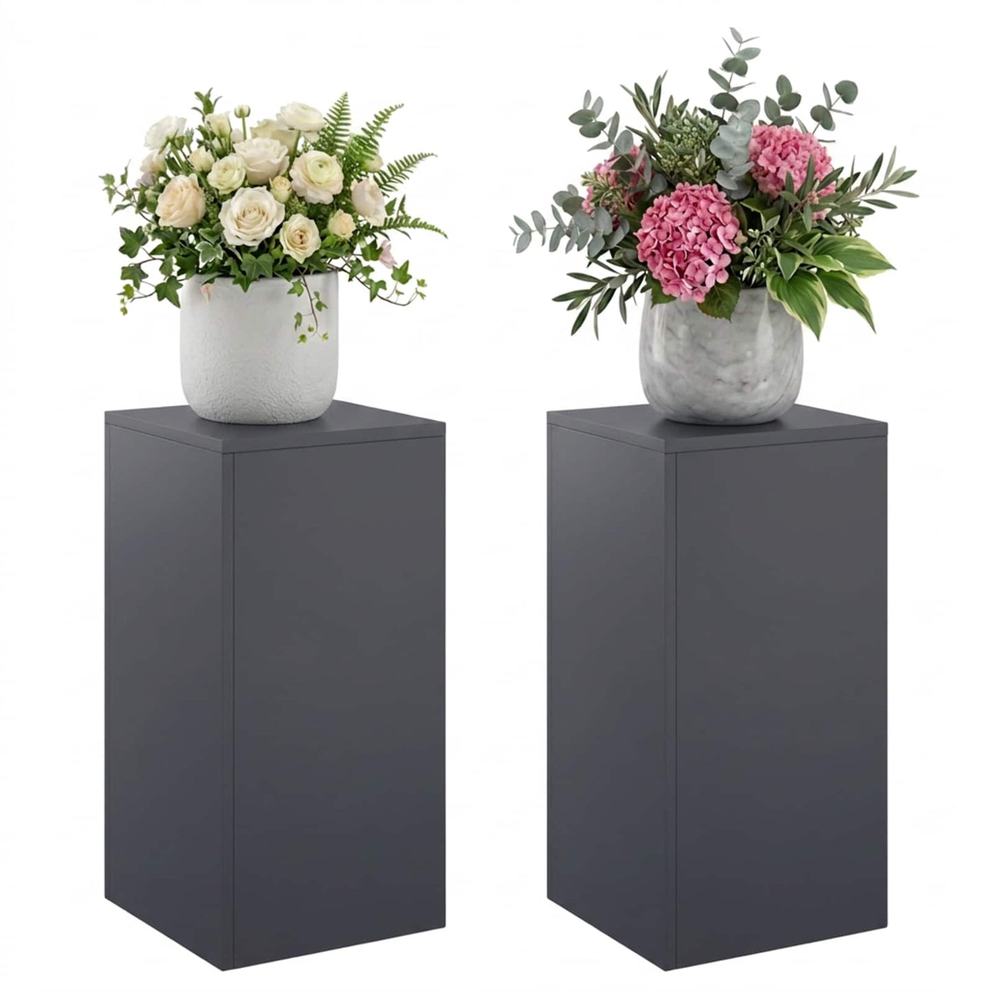 Növényállvány 2 pcs Antracitszürke 30 x 30 x 60 cm