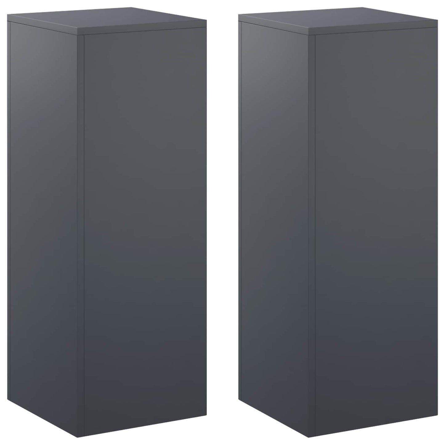 Növényállvány 2 pcs Antracitszürke 30 x 30 x 80 cm