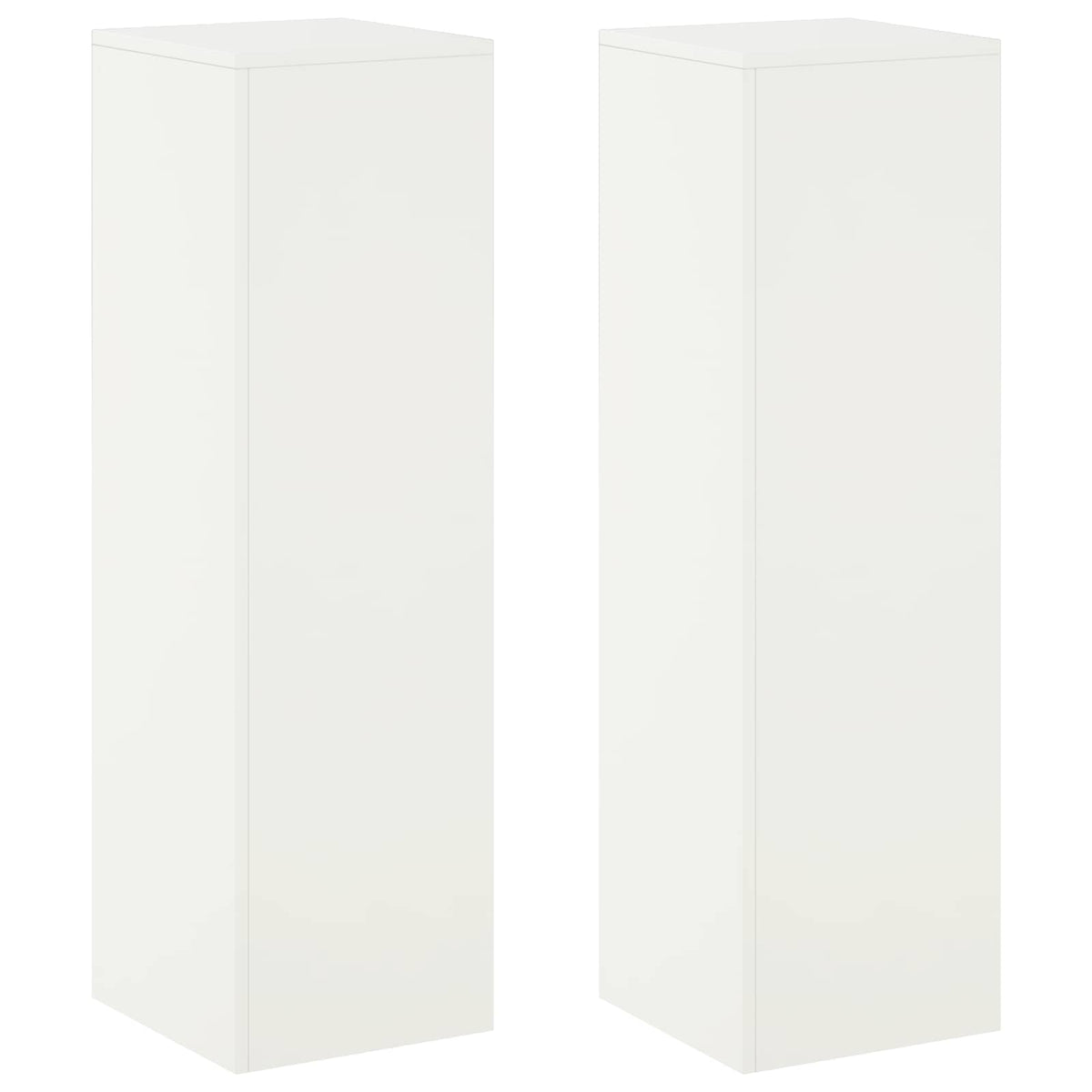 Növényállvány 2 pcs Fehér 30 x 30 x 100 cm Acél