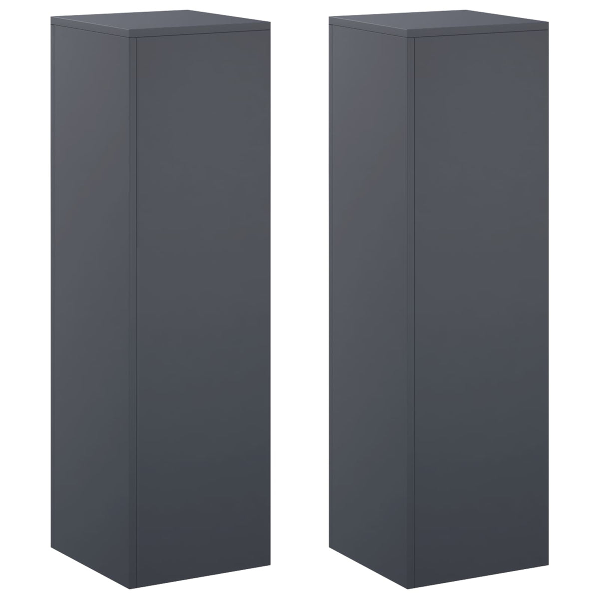 Növényállvány 2 pcs Antracitszürke 30 x 30 x 100 cm