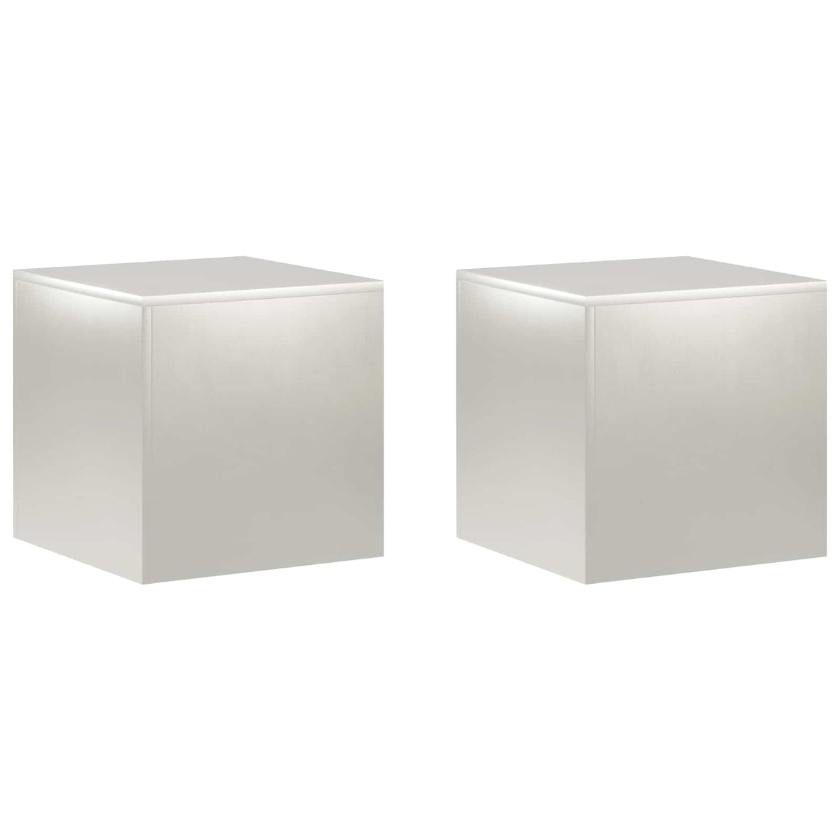 Növényállvány 2 pcs Ezüst 40 x 40 x 40 cm Acél