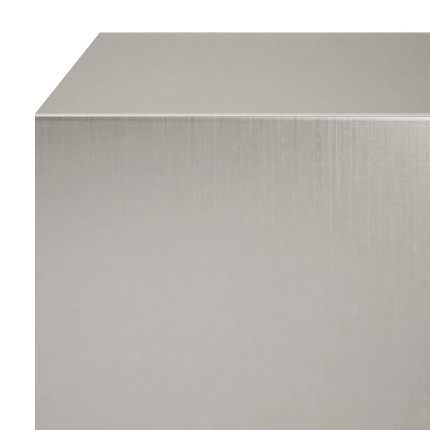 Kerti takaróprofil 10 db 100 x 20 x 5 cm Rozsdamentes Acél