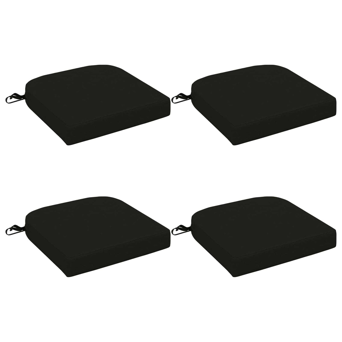 4 darabos üléspárnák SOEST 4 pcs 100% poliészter Fekete